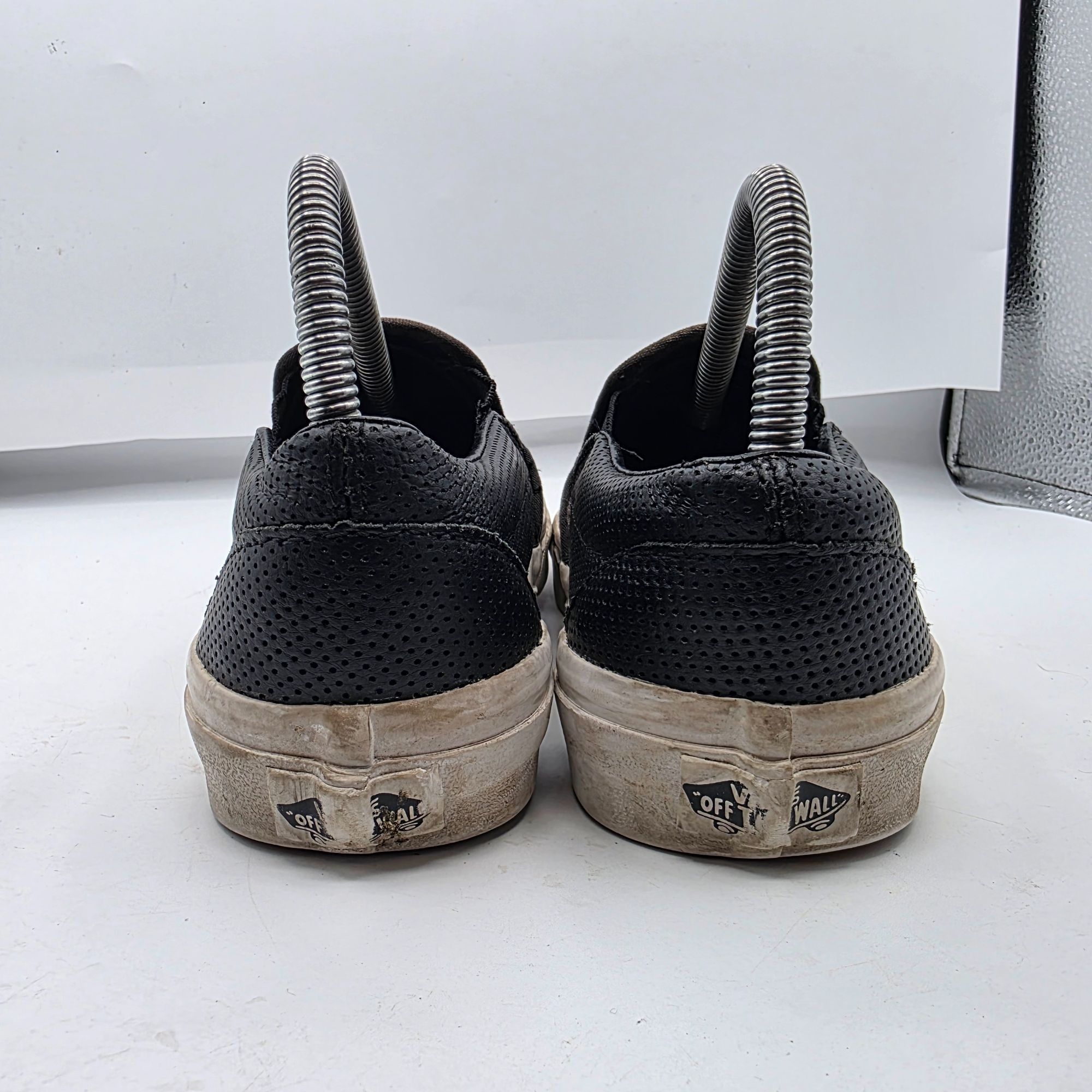 Vans Vans Classic Slip On Womens Size 7.5 Black Perforated Casual Size US 7.5 / IT 37.5 - 5 Thumbnail