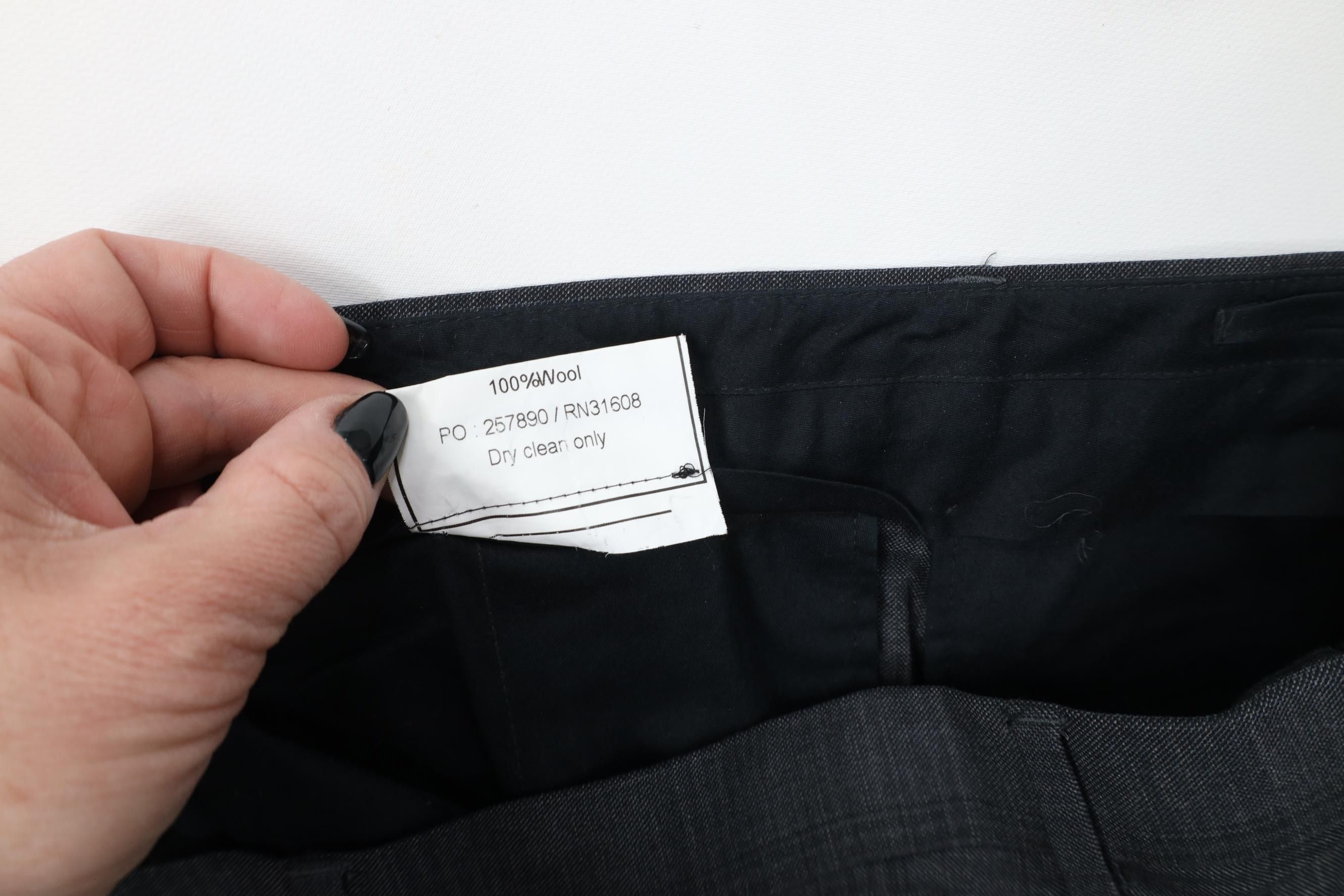 Vintage Vintage 90s Y2K Streetwear Chino Pants Trousers Gray Plaid Size US 36 / EU 52 - 8 Thumbnail