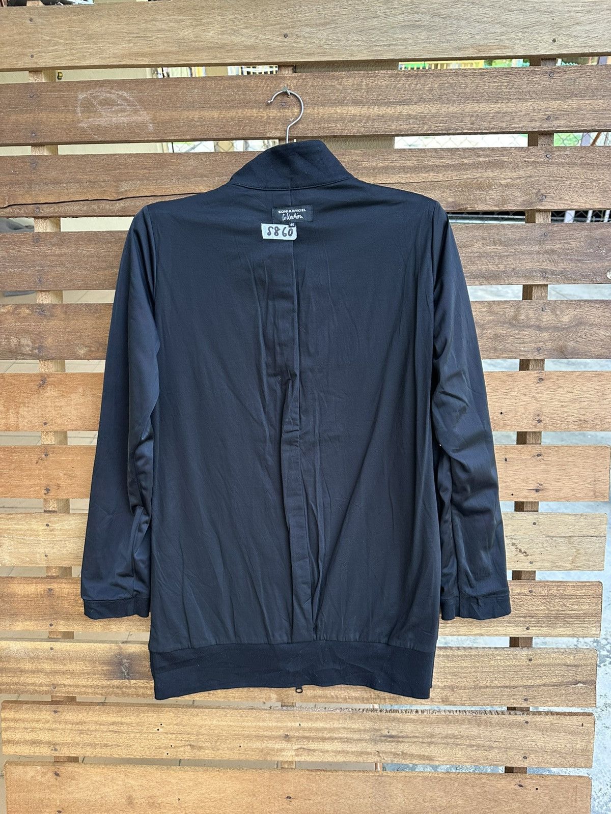 Sonia Rykiel Sonia Rykiel Black Pink Stripe Zip Up Reversible Sweater Size S / US 4 / IT 40 - 5 Thumbnail