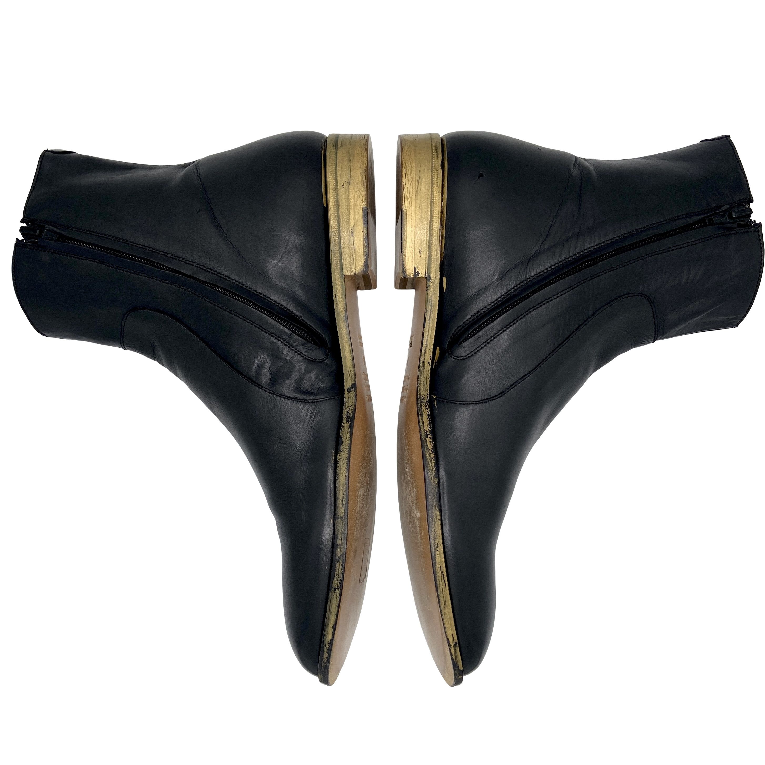 Maison Margiela MAISON MARTIN MARGIELA LINE 22 REPLICA CHELSEA BLACK BOOTS Size US 12 / EU 45 - 5 Thumbnail
