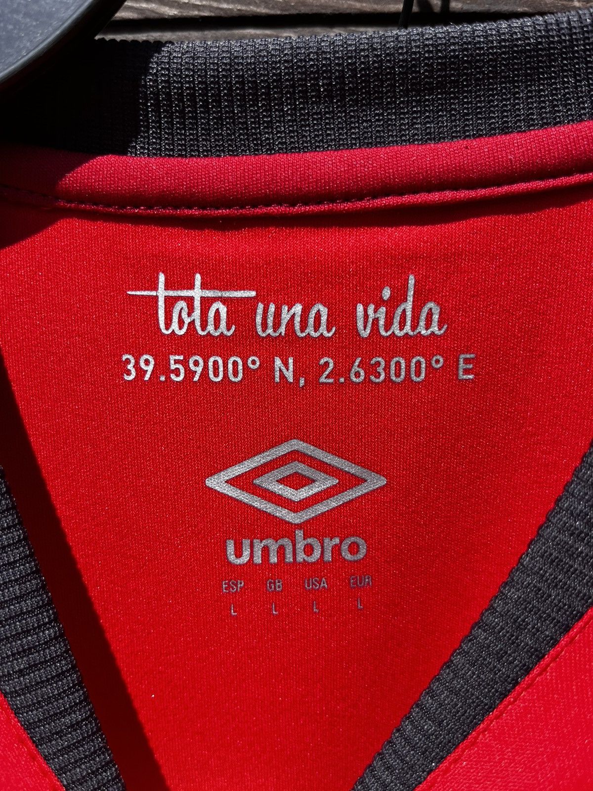 Umbro 🔴 MALLORCA 2019-20 HOME KIT SOCCER JERSEY FOOTBALL T SHIRT Size US L / EU 52-54 / 3 - 6 Thumbnail