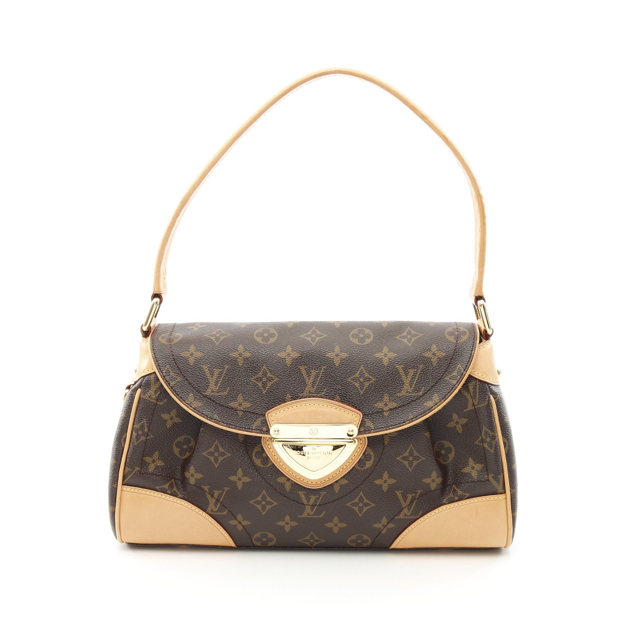Louis Vuitton Louis Vuitton Beverly Mm Monogram Shoulder Bag Leather Brown Size ONE SIZE - 1 Thumbnail