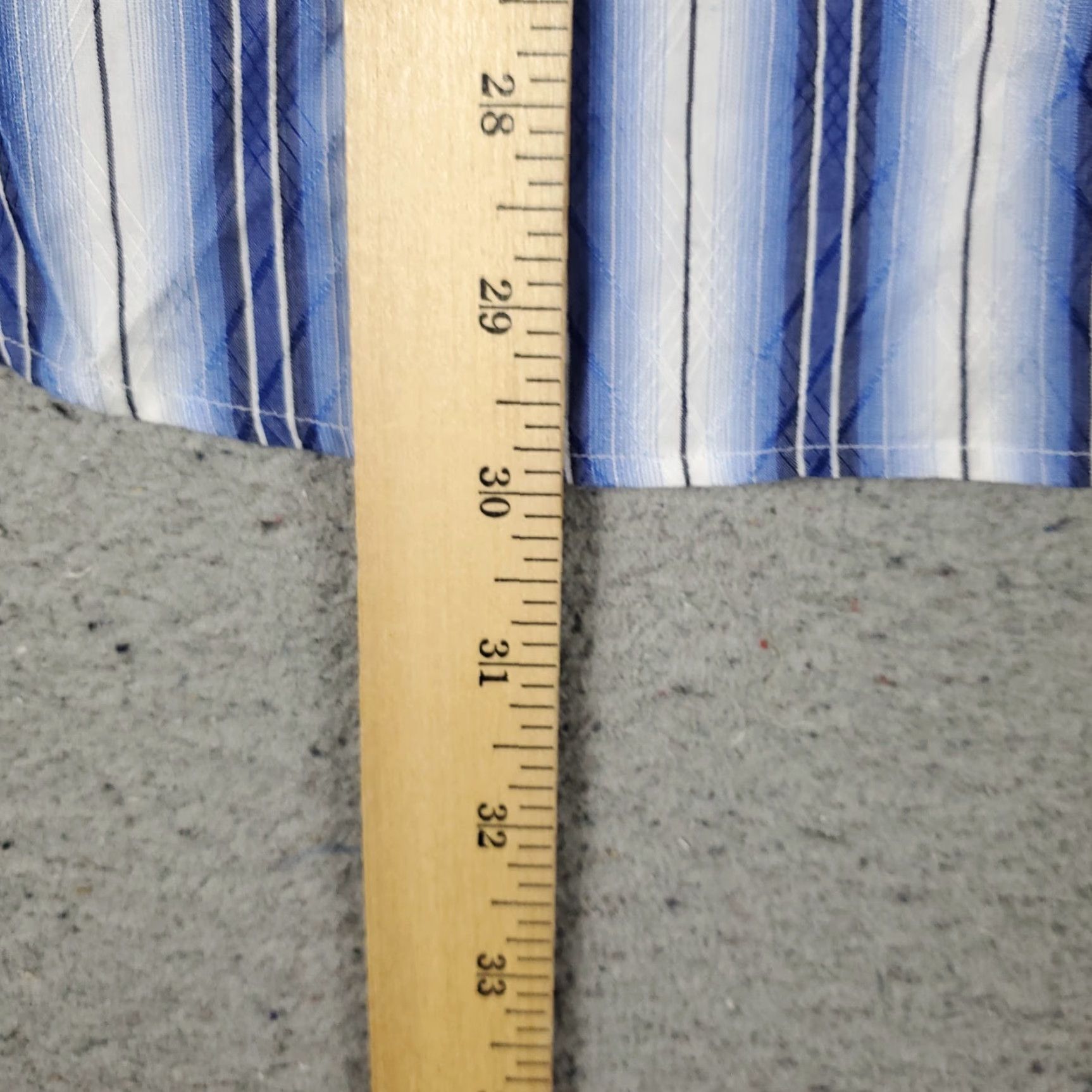 BUGATCHI Bugatchi Uomo Button-Up Shirt Mens Medium Blue Striped Long Sleeve Size US M / EU 48-50 / 2 - 7 Thumbnail