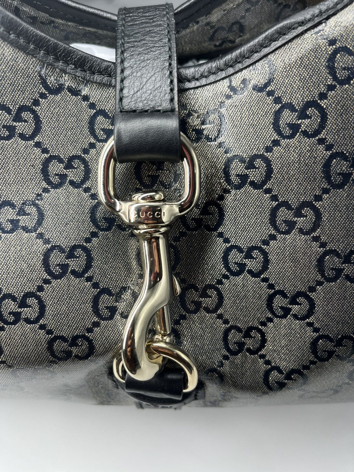 Gucci GUCCI Crystal Monogram Medium Joy Shoulder Bag Black Size ONE SIZE - 21 Thumbnail