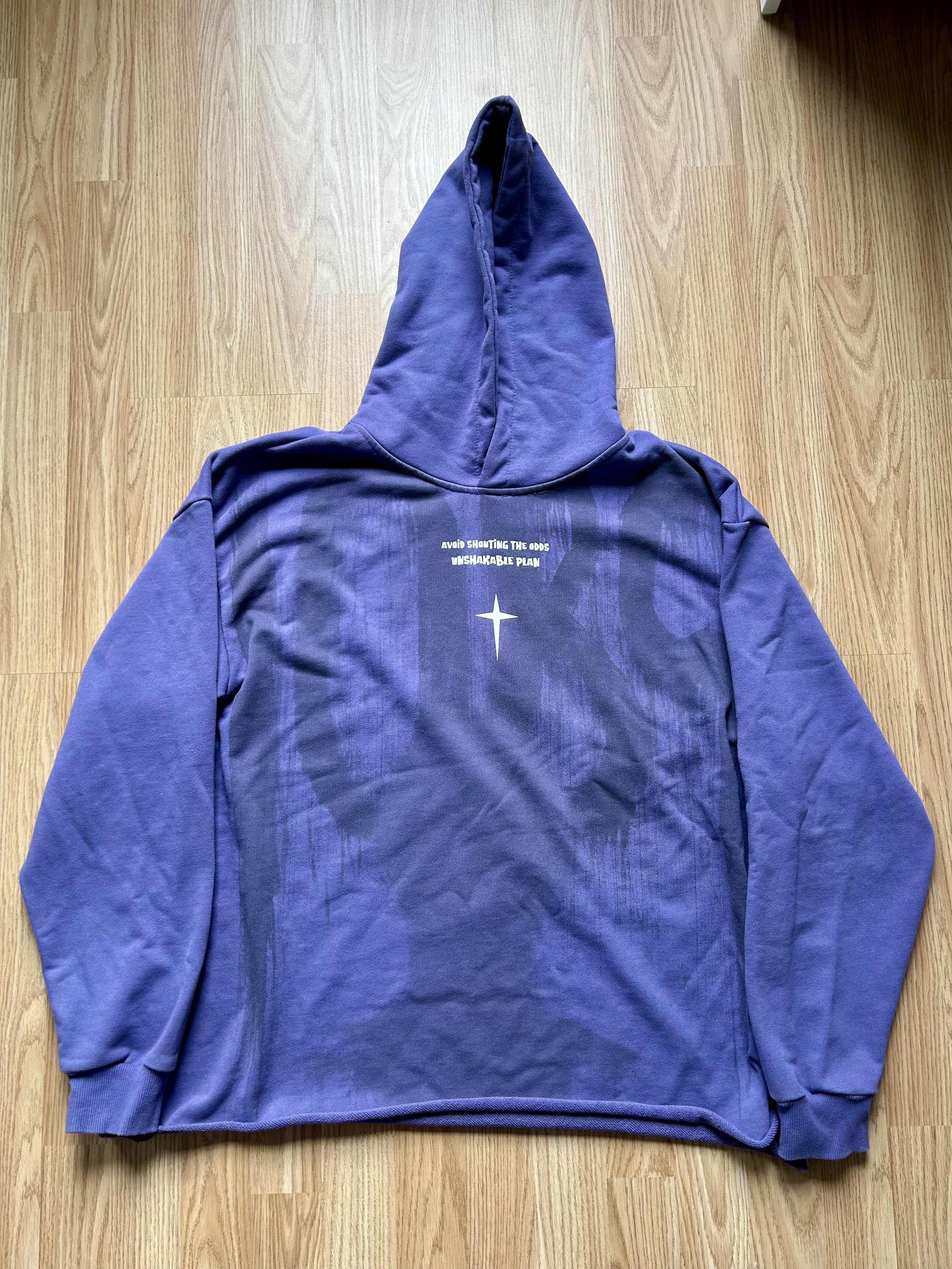 Other × Vintage Aelfric Eden Vintage Purple Graphic Print Faded Hoodie Size US L / EU 52-54 / 3 - 1 Thumbnail