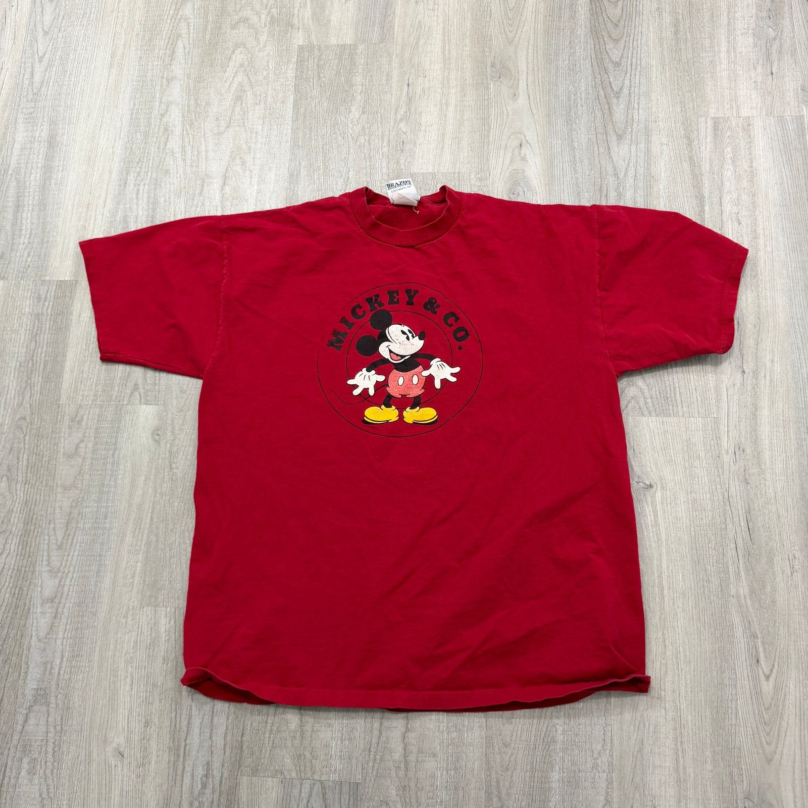 Vintage Vintage Mickey & Co Mickey Mouse Shirt Men's XL Red Size US XL / EU 56 / 4 - 1 Thumbnail