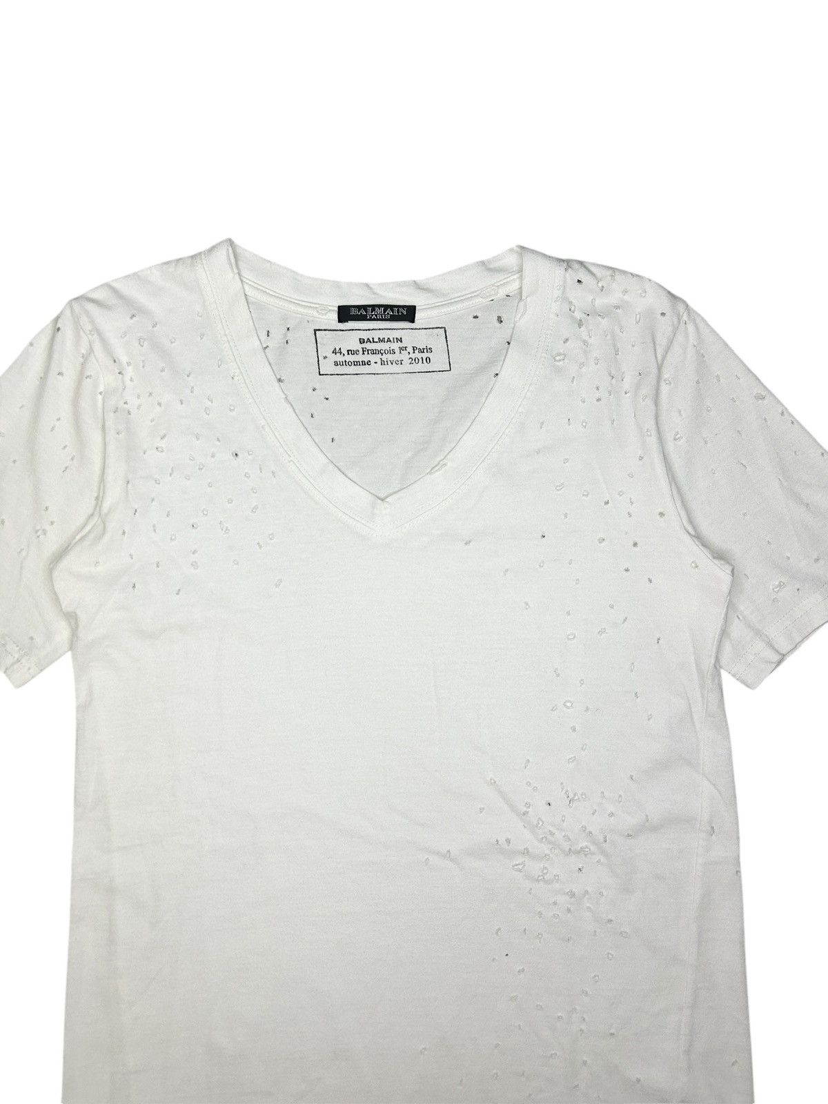 Balmain 10ss shotgun Decarnin tシャツ F/W 10 Balmain by Decarnin Shotgun T-Shirt