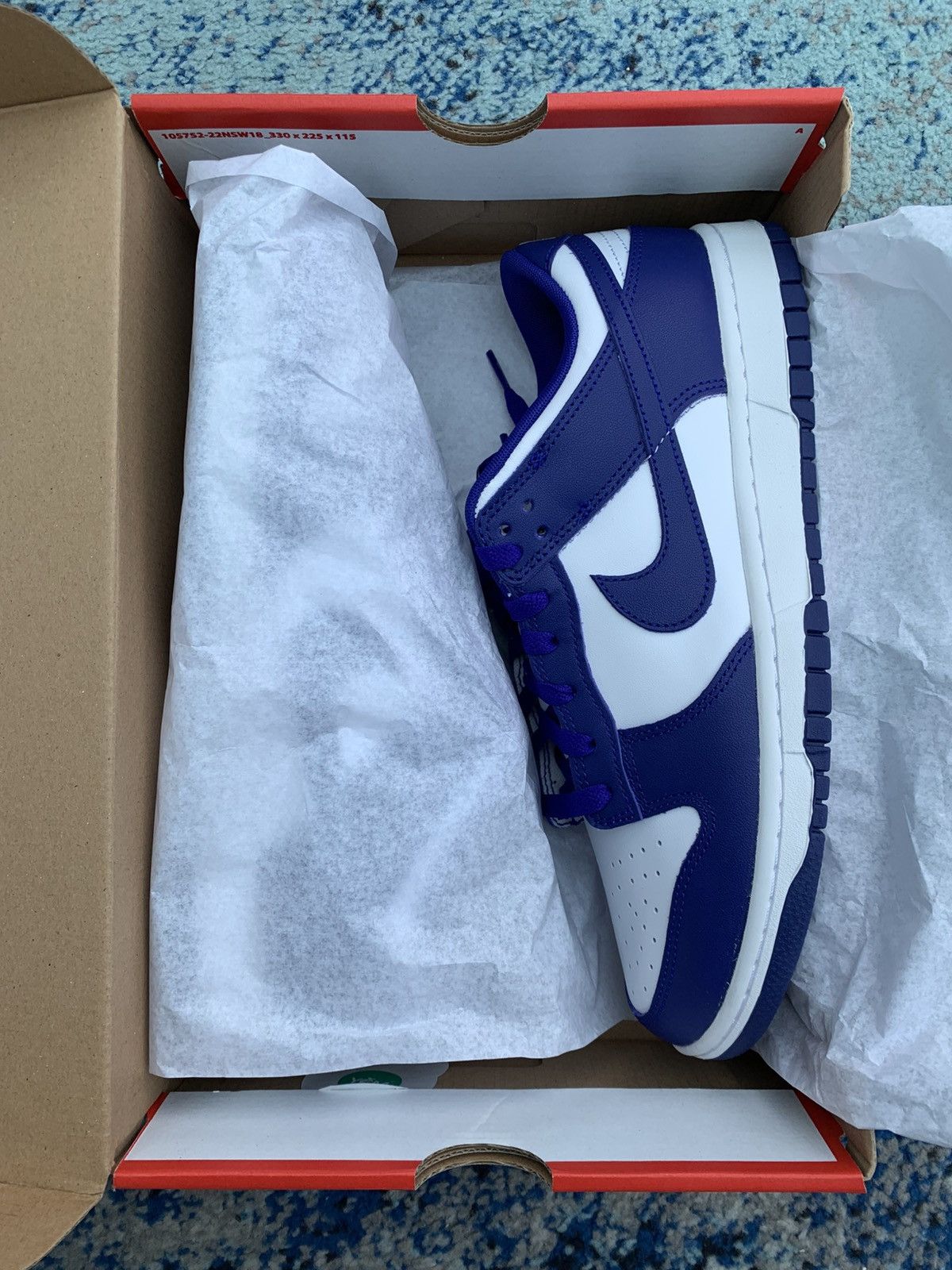 Nike Nike Dunk Low Blue/Purple 11US 10UK Size US 11 / EU 44 - 5 Thumbnail