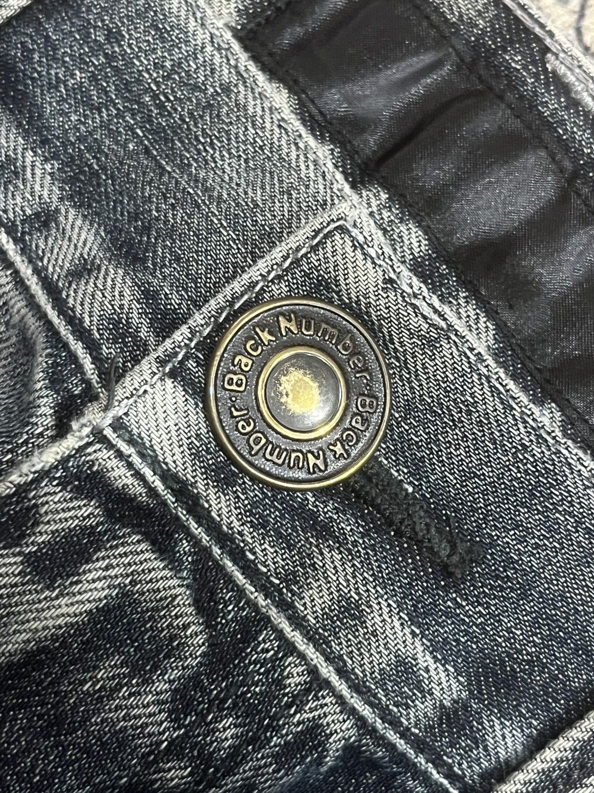 Black Label Vintage Japanese Brand Back Number Black Label Blowout Jeans Size US 32 / EU 48 - 5 Thumbnail