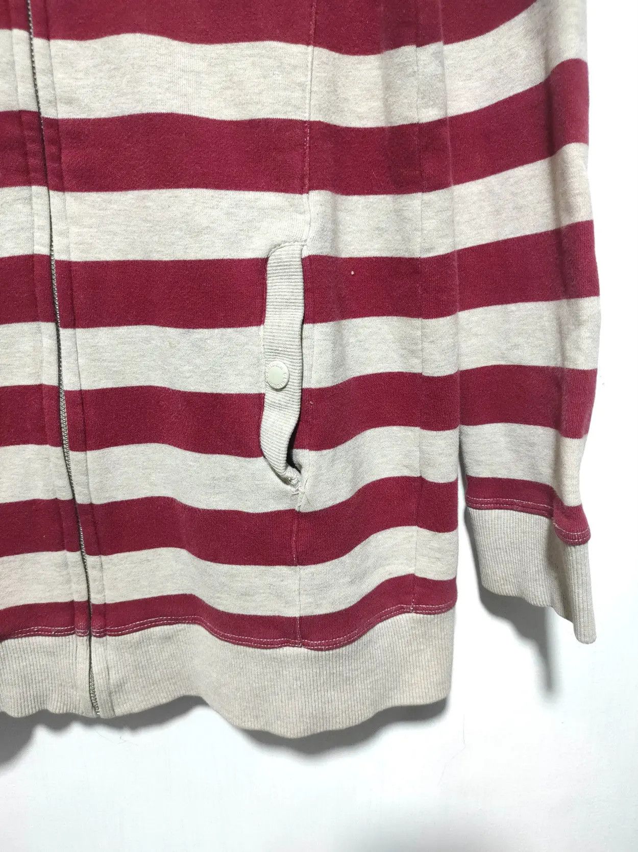 Japanese Brand Clride Stripe zip fur hoodie ifsix LGB style Size US S / EU 44-46 / 1 - 7 Thumbnail