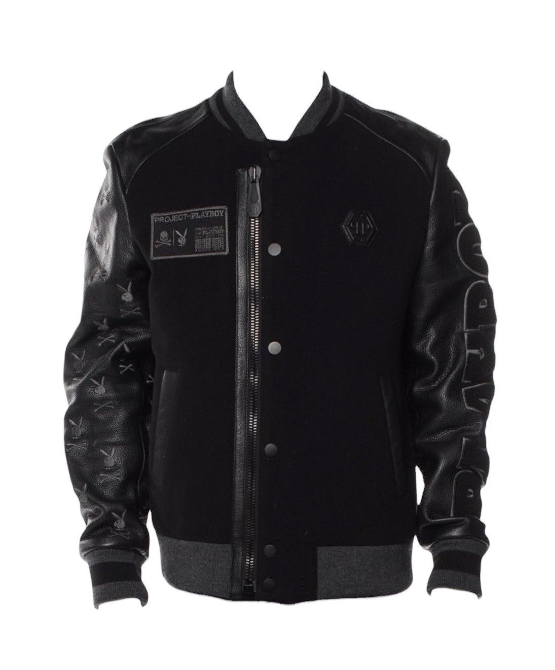 Philipp Plein Philipp Plein X Playboy Magazine Varsity Jacket Size US L / EU 52-54 / 3 - 3 Thumbnail