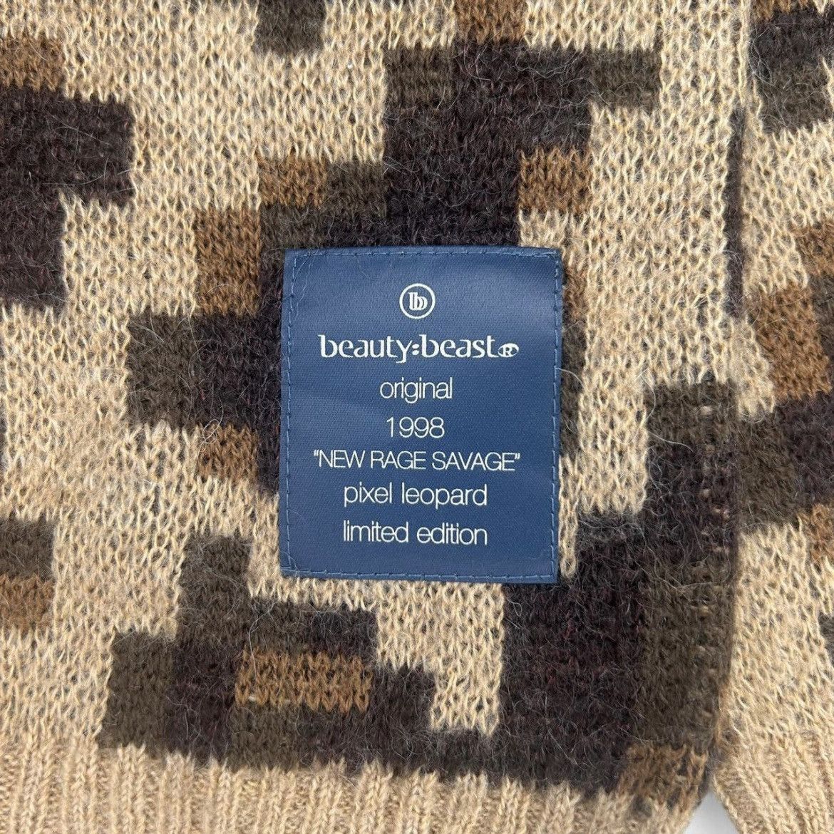 Beauty Beast beauty:beast x Tete Homme AW98 digi pixel leopard sweater Size US M / EU 48-50 / 2 - 3 Thumbnail