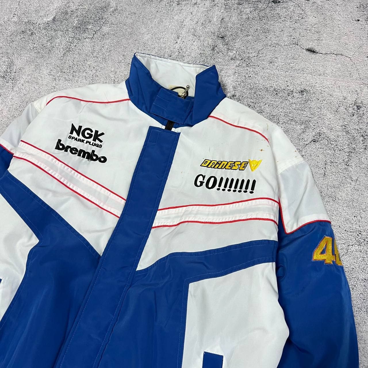 Vintage × Yamaha Yamaha Factory Racing Jacket Blue and White Men's L Size US L / EU 52-54 / 3 - 2 Thumbnail