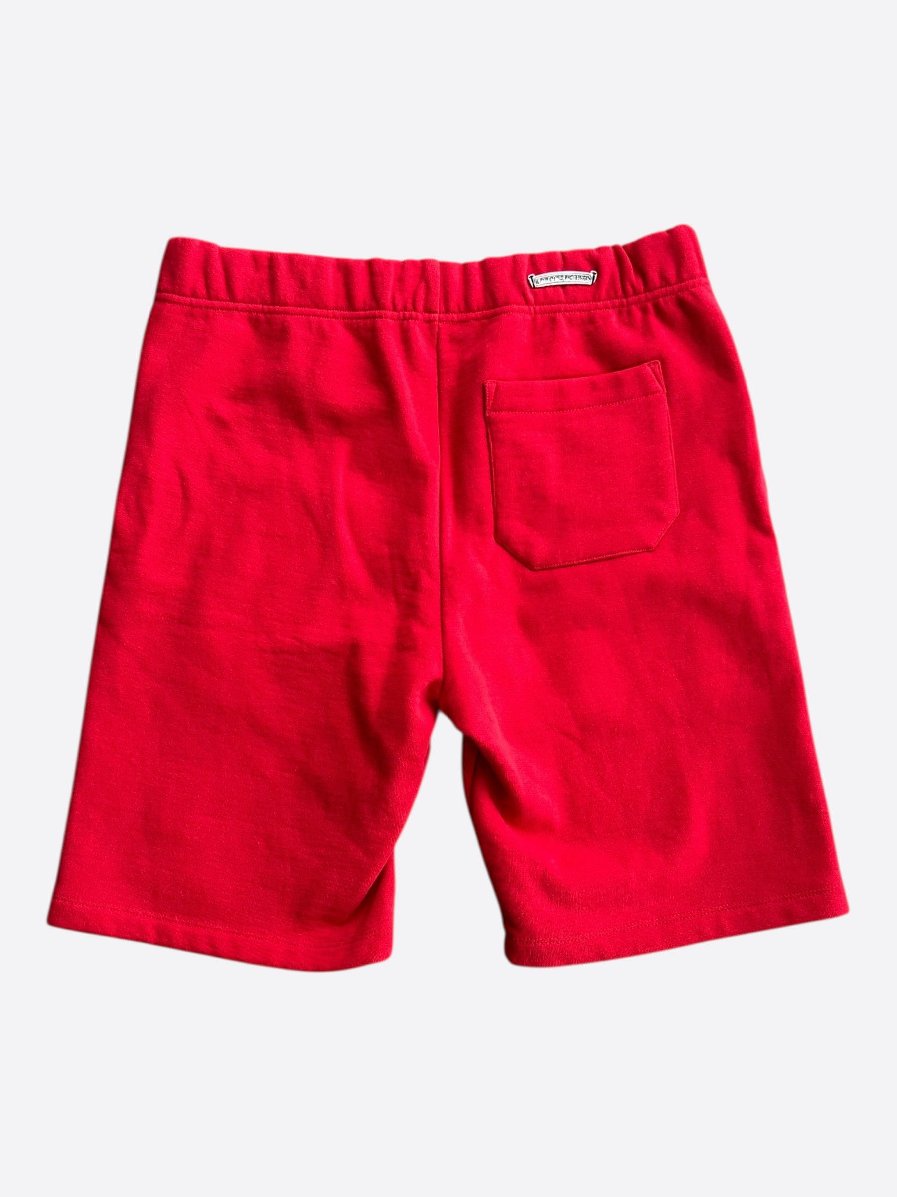 Chrome Hearts Chrome Hearts Red & White Triple Cross Embroidered Shorts Size US 34 / EU 50 - 2 Thumbnail
