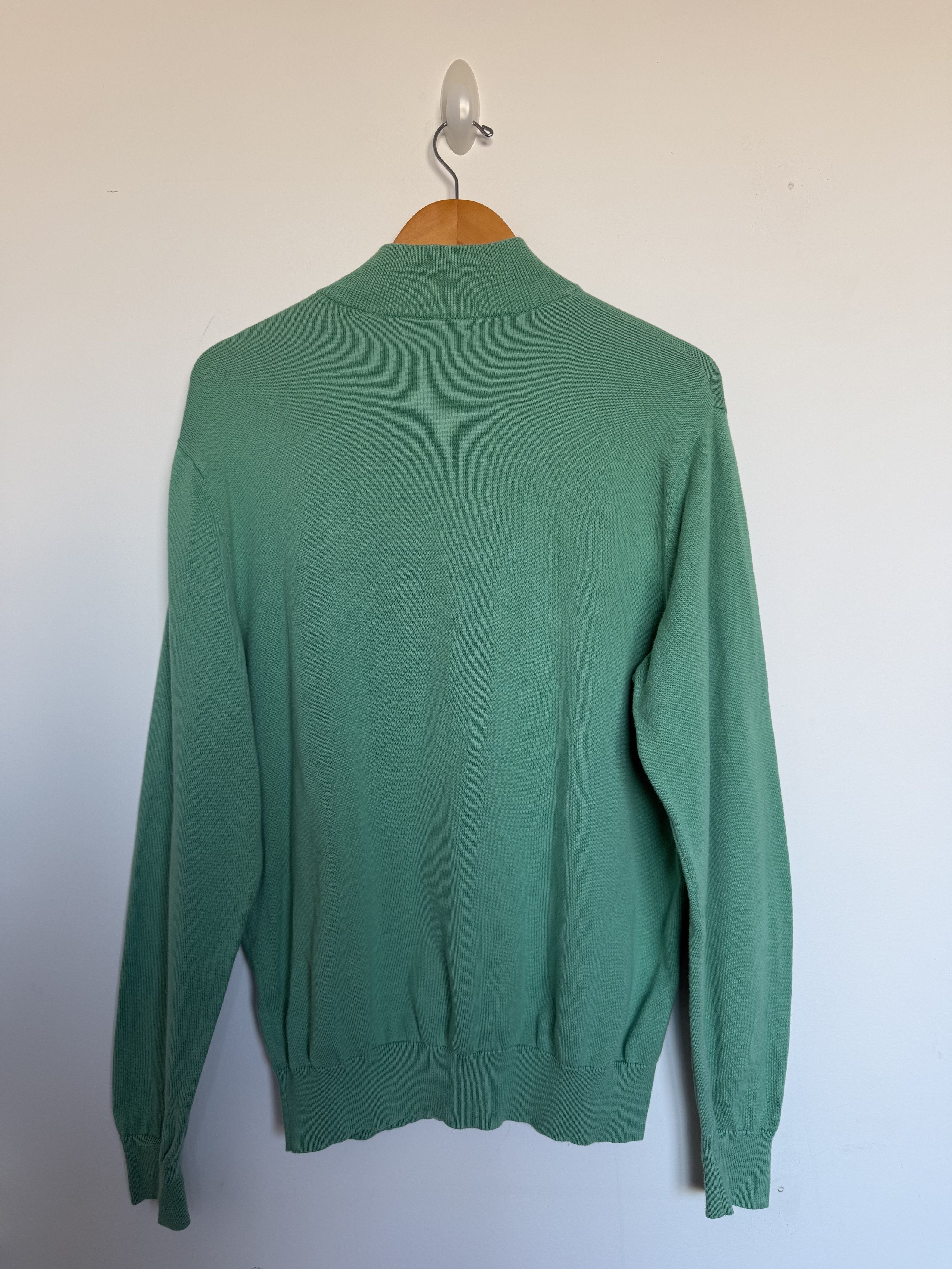Polo Ralph Lauren Polo Golf Ralph Lauren Green Quarter Zip Sweater Pink Pony M Size US M / EU 48-50 / 2 - 4 Thumbnail