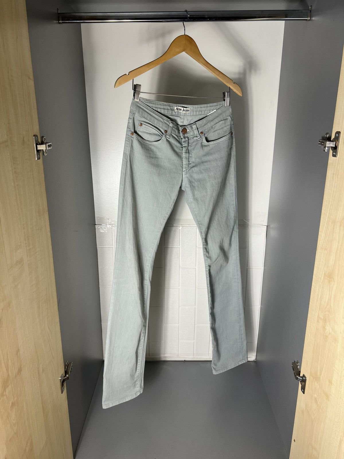 Acne Studios VINTAGE ACNE JEANS CASUAL ITALIAN DESIGNER DENIM RETRO Y2K Size 28" / US 6 / IT 42 - 5 Thumbnail