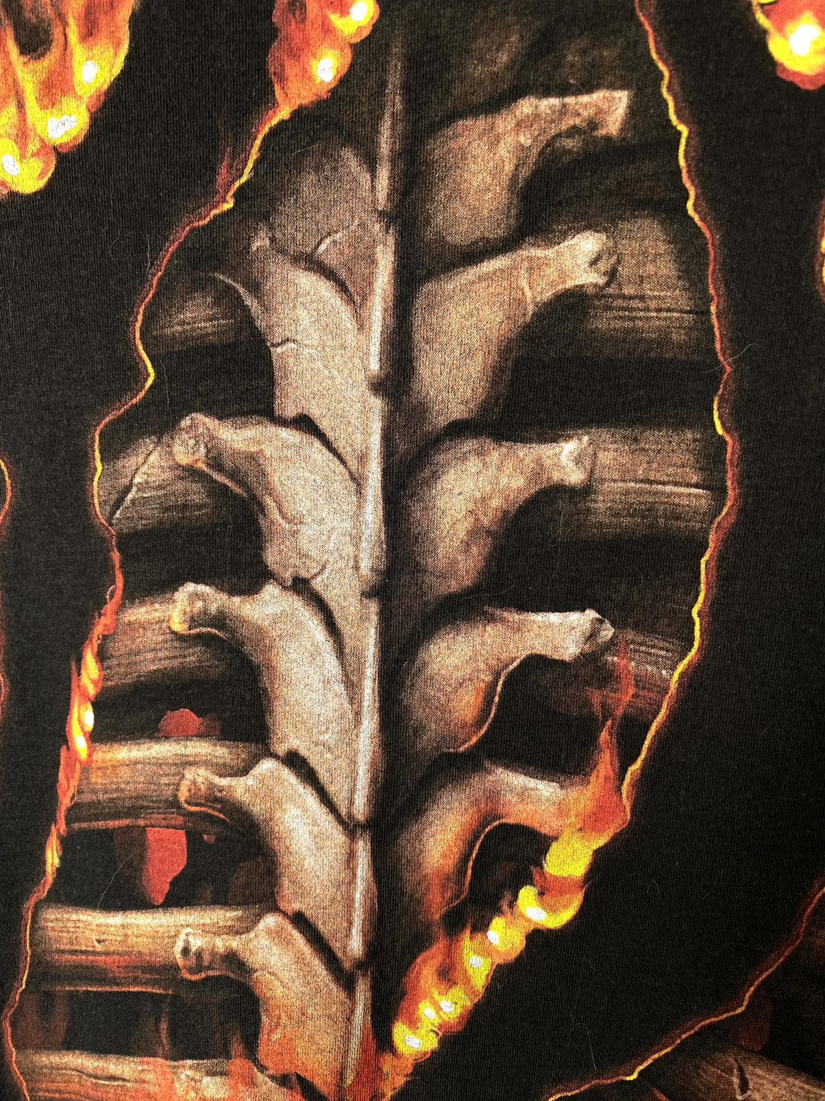 Band Tees Rare! 90’s Vintage Skeleton Outdoor Sun faded T Shirt Size US M / EU 48-50 / 2 - 10 Thumbnail