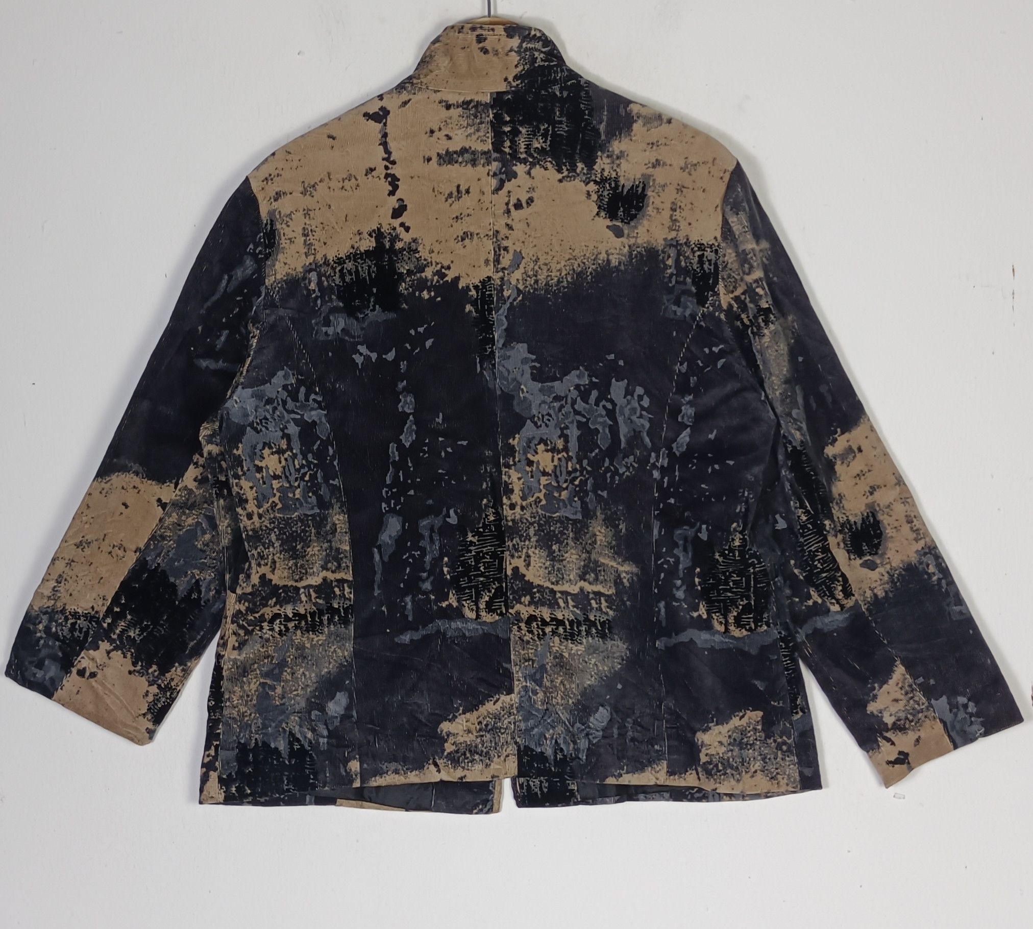 Art Comes First × Japanese Brand Fashion🔥 Vintage Leomarina Coduroy Acid Wash Jacket Size US M / EU 48-50 / 2 - 2 Thumbnail