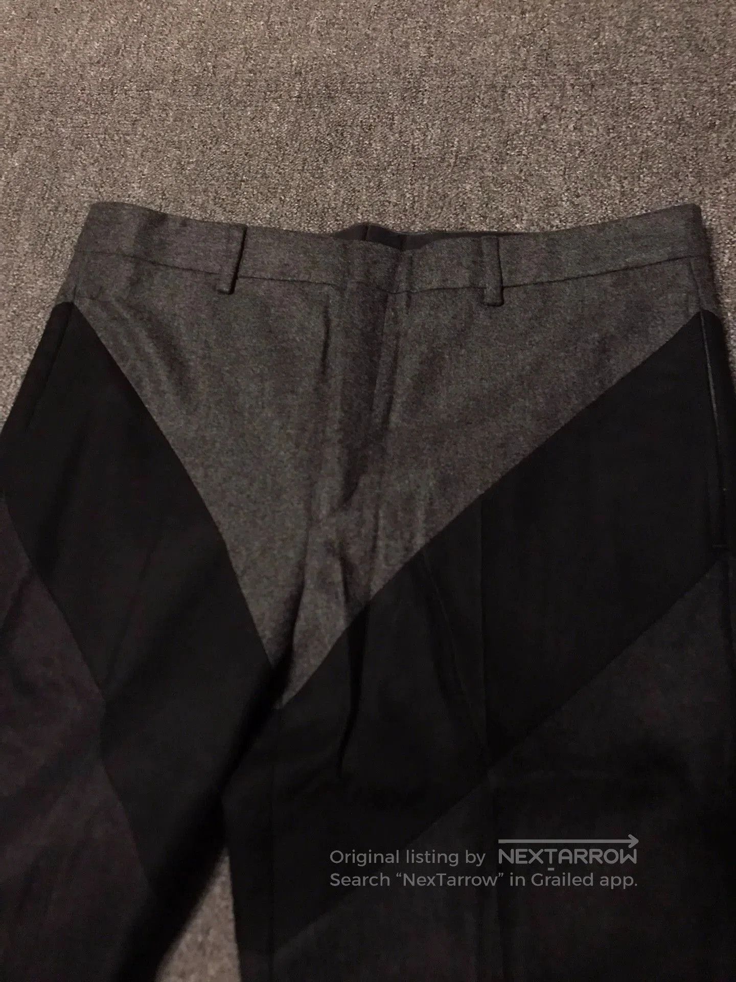 Givenchy Black Color Block Straight Leg Pants Size 36. Size US 36 / EU 52 - 4 Thumbnail