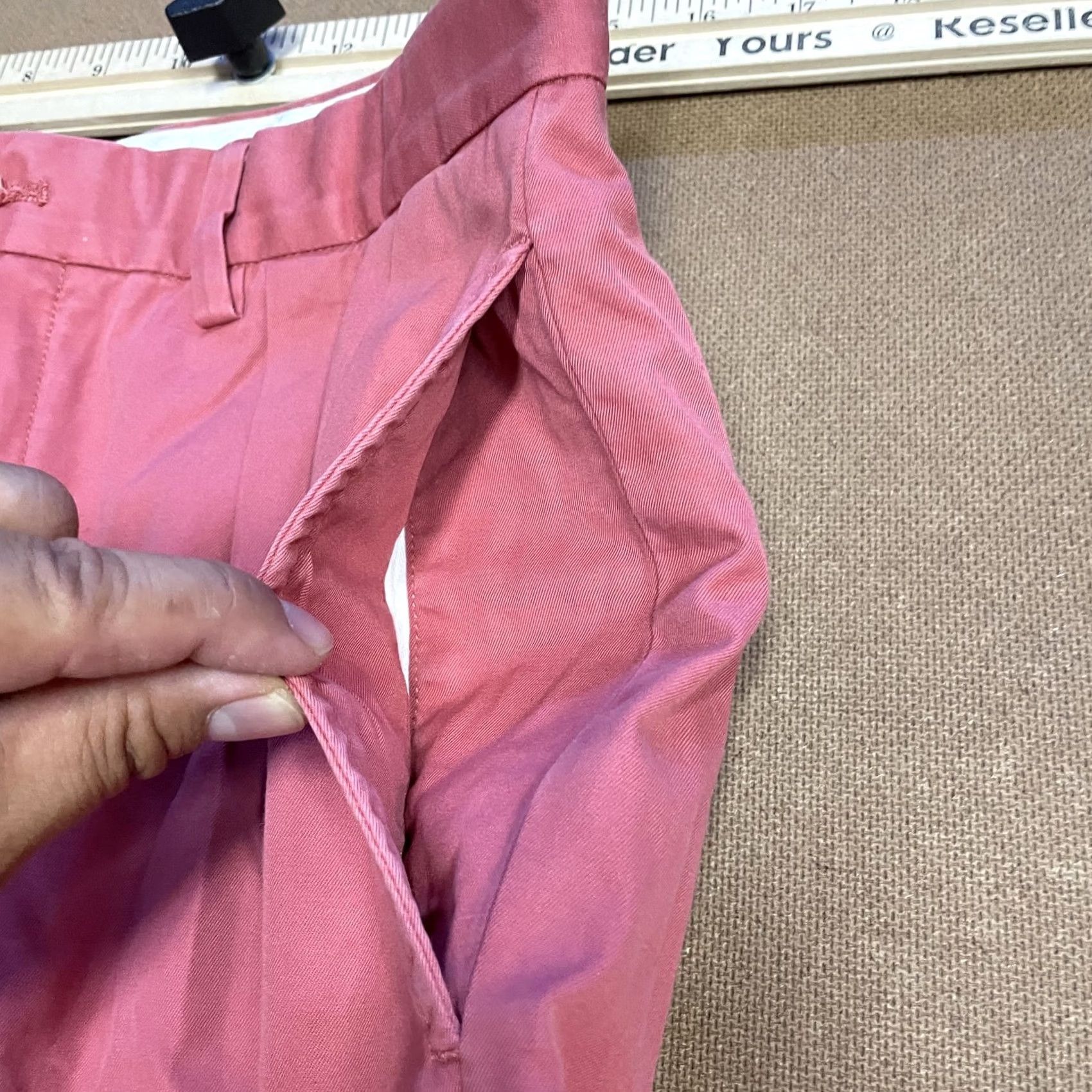 Polo Ralph Lauren Polo Golf Ralph Lauren Shorts Mens 33 Pink Fairway Short Embroidered Crest Casual Chino Pocketed 9in Inseam Mens Regular Classic Button Zipper Fly Size US XS / EU 42 / 0 - 5 Thumbnail