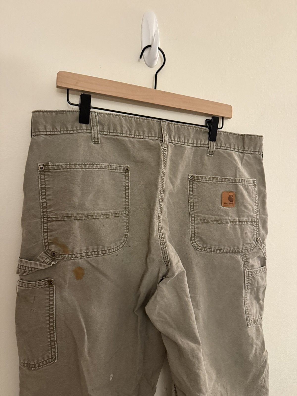 Carhartt Vintage Faded Carhartt Double Knee Olive 4gseller Size US 36 / EU 52 - 6 Thumbnail
