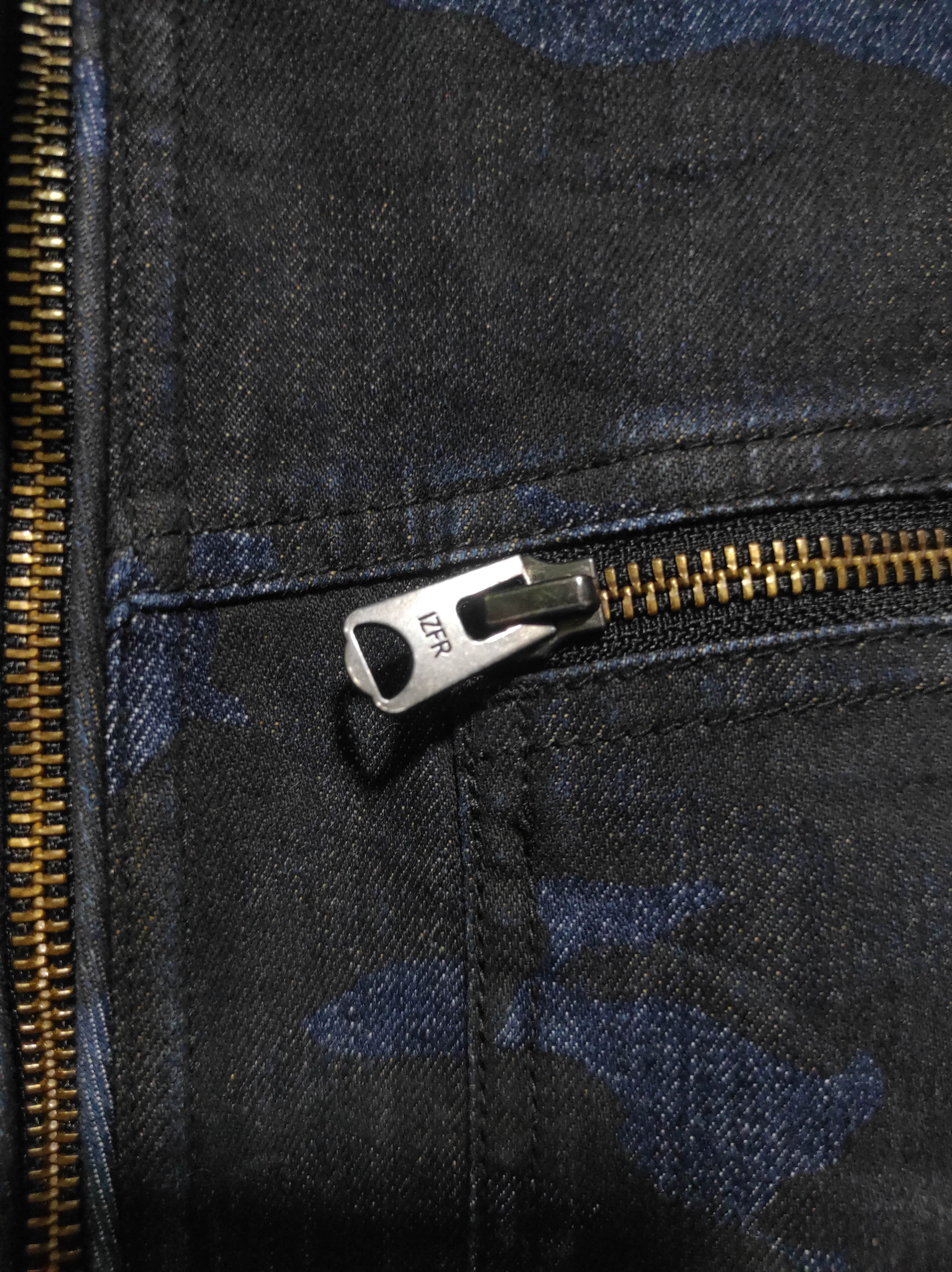 Japanese Brand Vintage Denim Camo Jacket Multi Pocket by I'Z Frontier Size US L / EU 52-54 / 3 - 7 Thumbnail