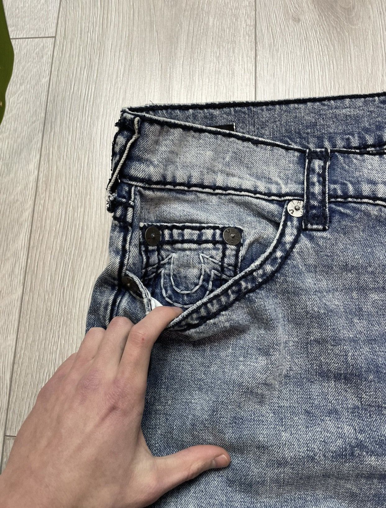 True Religion × Vintage True Religion Cool Distressed Vintage Jeans Size US 36 / EU 52 - 6 Thumbnail