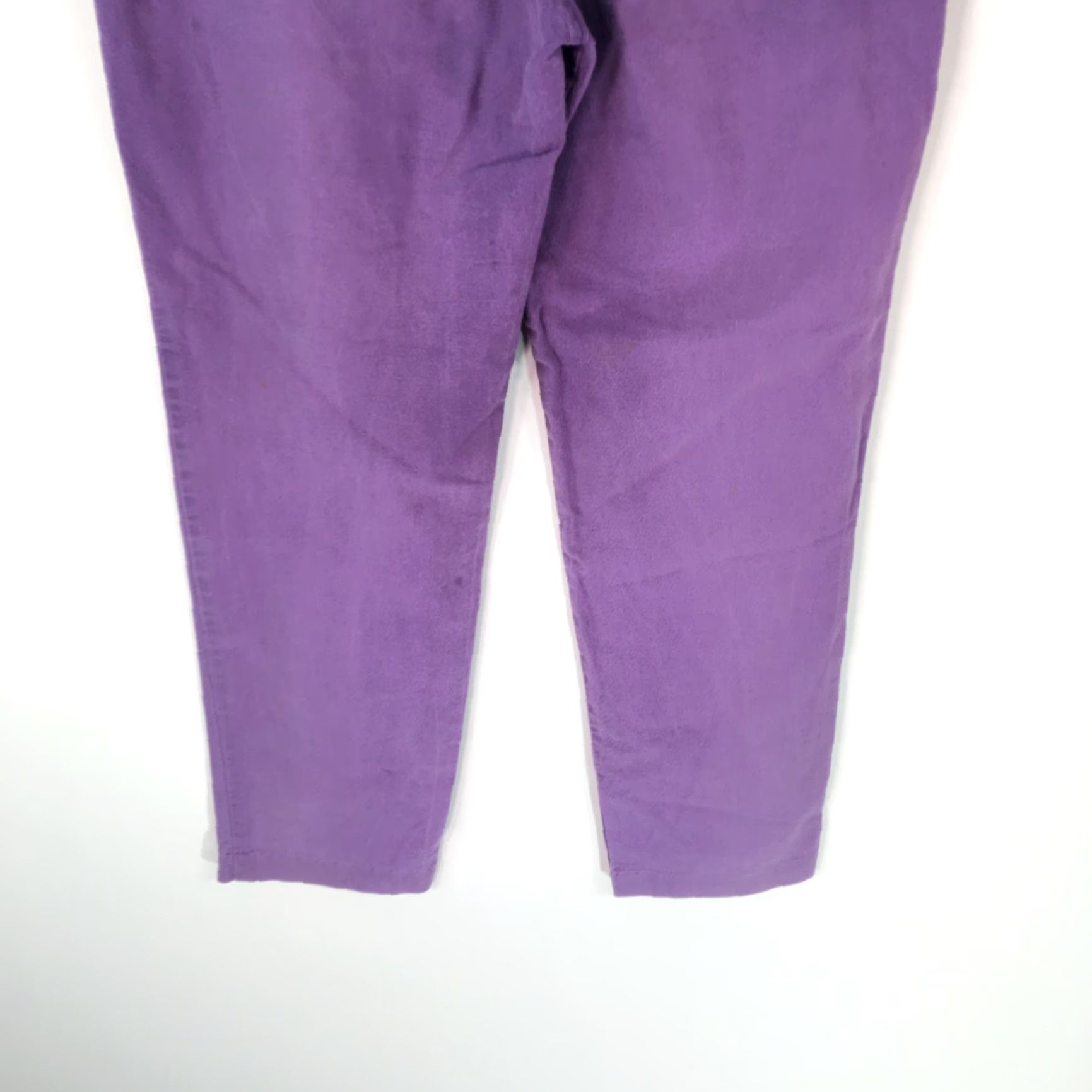 Vintage LA Seat Covers Women's Cargo Pants Regular High Rise Wide-Leg Purple Size M Casual Size 32" / US 10 / IT 46 - 5 Thumbnail