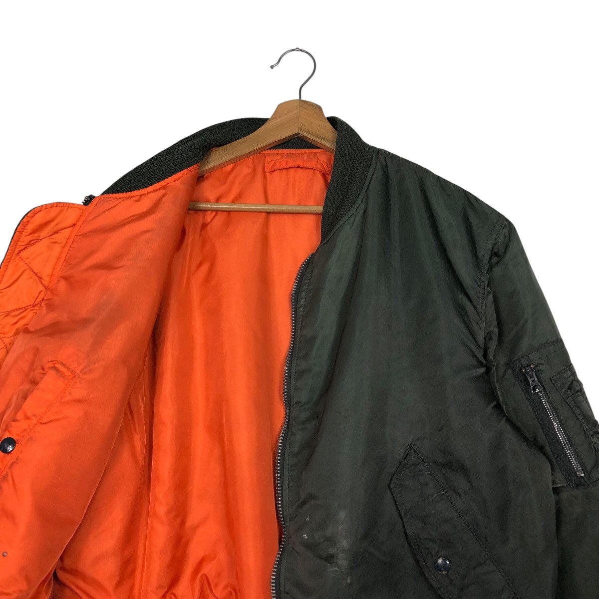 Alpha Industries 📌Vintage Reversible Bomber Jacket Ma-1 Alpha Industries Usa Size US XL / EU 56 / 4 - 13 Thumbnail