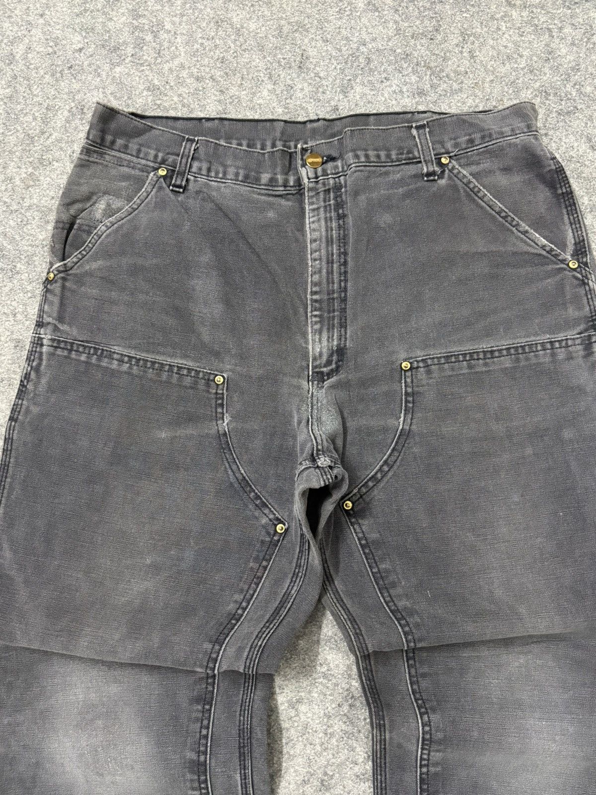 Carhartt 90s Vintage B01BLK Carhartt double knee denim Size US 38 / EU 54 - 3 Thumbnail