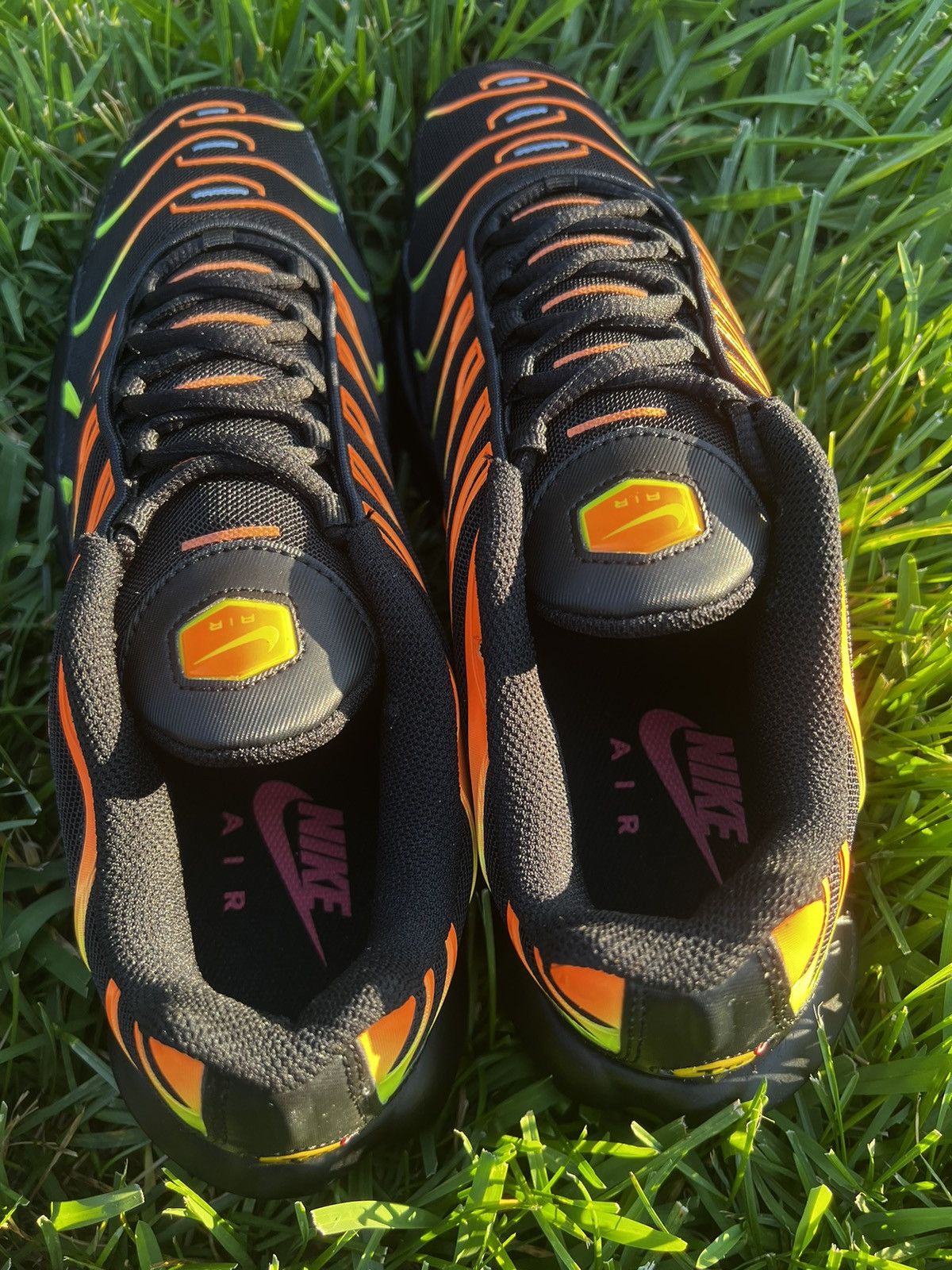 Nike NEW Nike Air Max Plus Orange Volt size 12 Mens Shoes Size US 12 / EU 45 - 9 Thumbnail