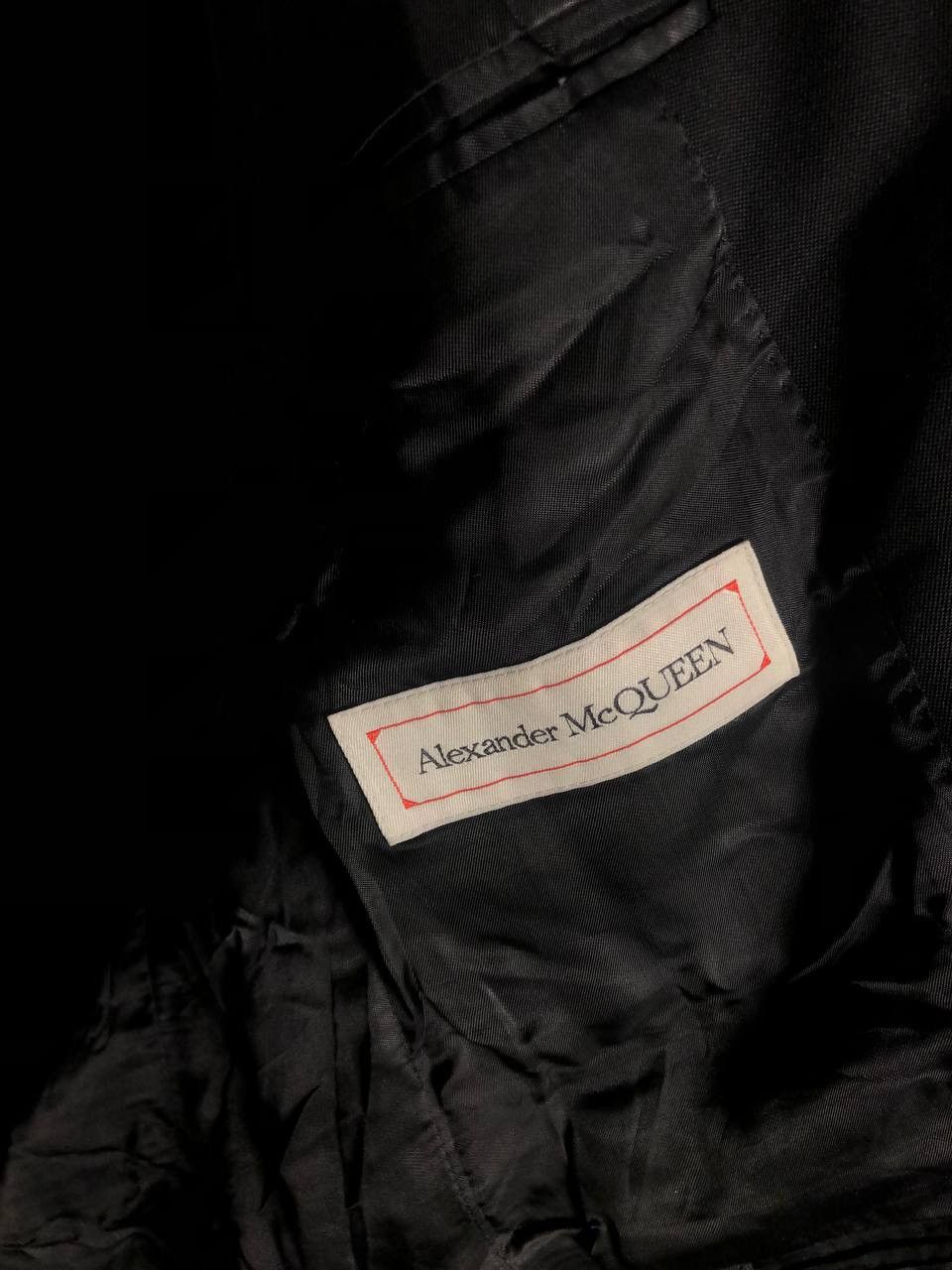 Alexander McQueen VINTAGE ALEXANDER MCQUUEN BLAZER JAKCET SUIT LUXURY Y2K 90s Size 46S - 6 Thumbnail