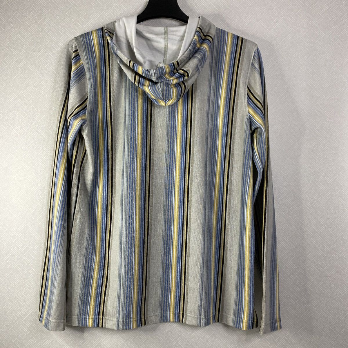Other Island Haze Striped Mens Hoodie Beachy Gray Blue Sz M, NWT Size US S / EU 44-46 / 1 - 2 Thumbnail