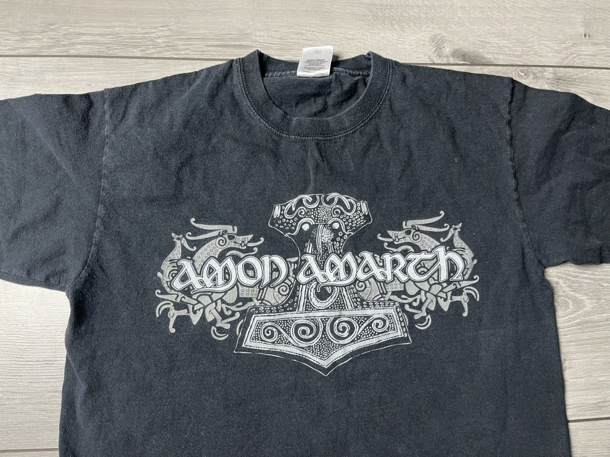 Band Tees × Vintage Vintage Y2K Amon Amarth Swedish Melodic Death Metal Tumba Size US M / EU 48-50 / 2 - 3 Thumbnail