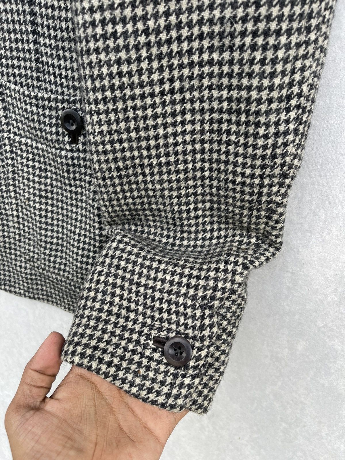 Paul Smith × Vintage 🔥Vintage Paul Smith Men's Diagonal Check Button Jacket Size US M / EU 48-50 / 2 - 9 Thumbnail
