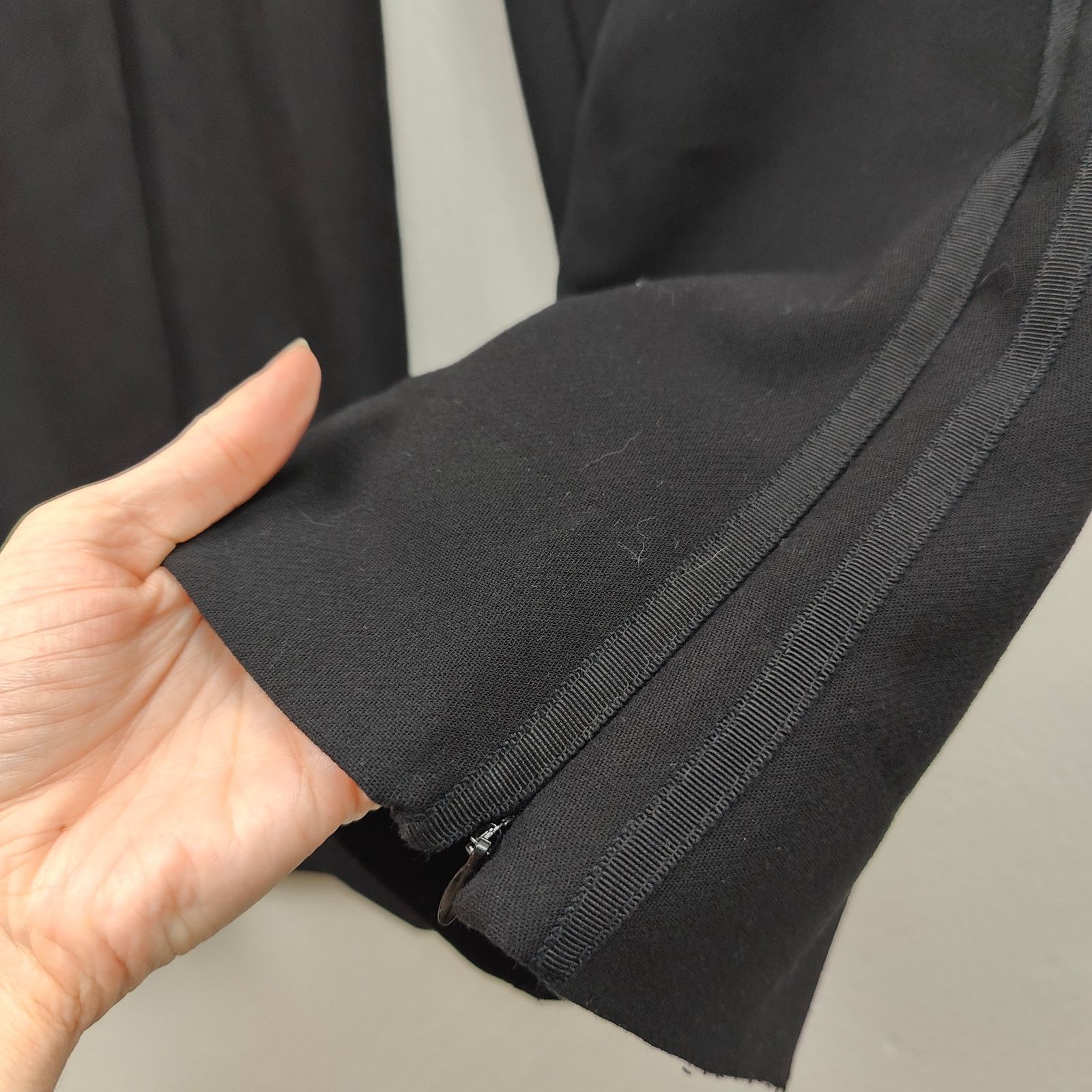 ME+EM Me + Em Trouser Pants Womens 10 Black Pinstripe Relaxed Size 32" / US 10 / IT 46 - 4 Thumbnail