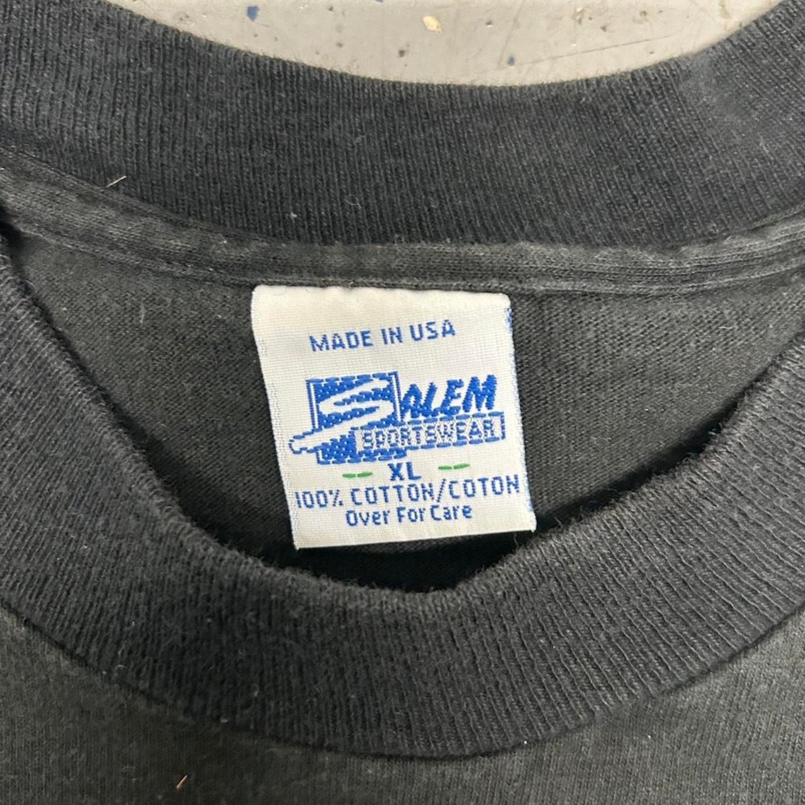 Salem Sportswear VTG 90s Salem Sportswear Miami Dolphins T-Shirt Size US XL / EU 56 / 4 - 5 Thumbnail