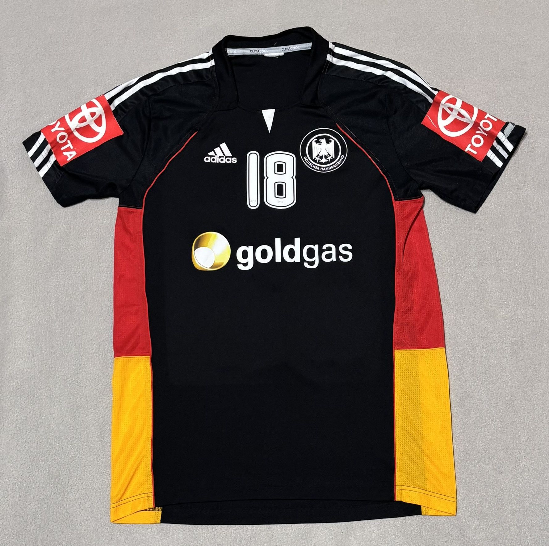 Adidas Germany 2009/2010 Kraus #18 Adidas Player Issue Jersey Size US L / EU 52-54 / 3 - 5 Thumbnail