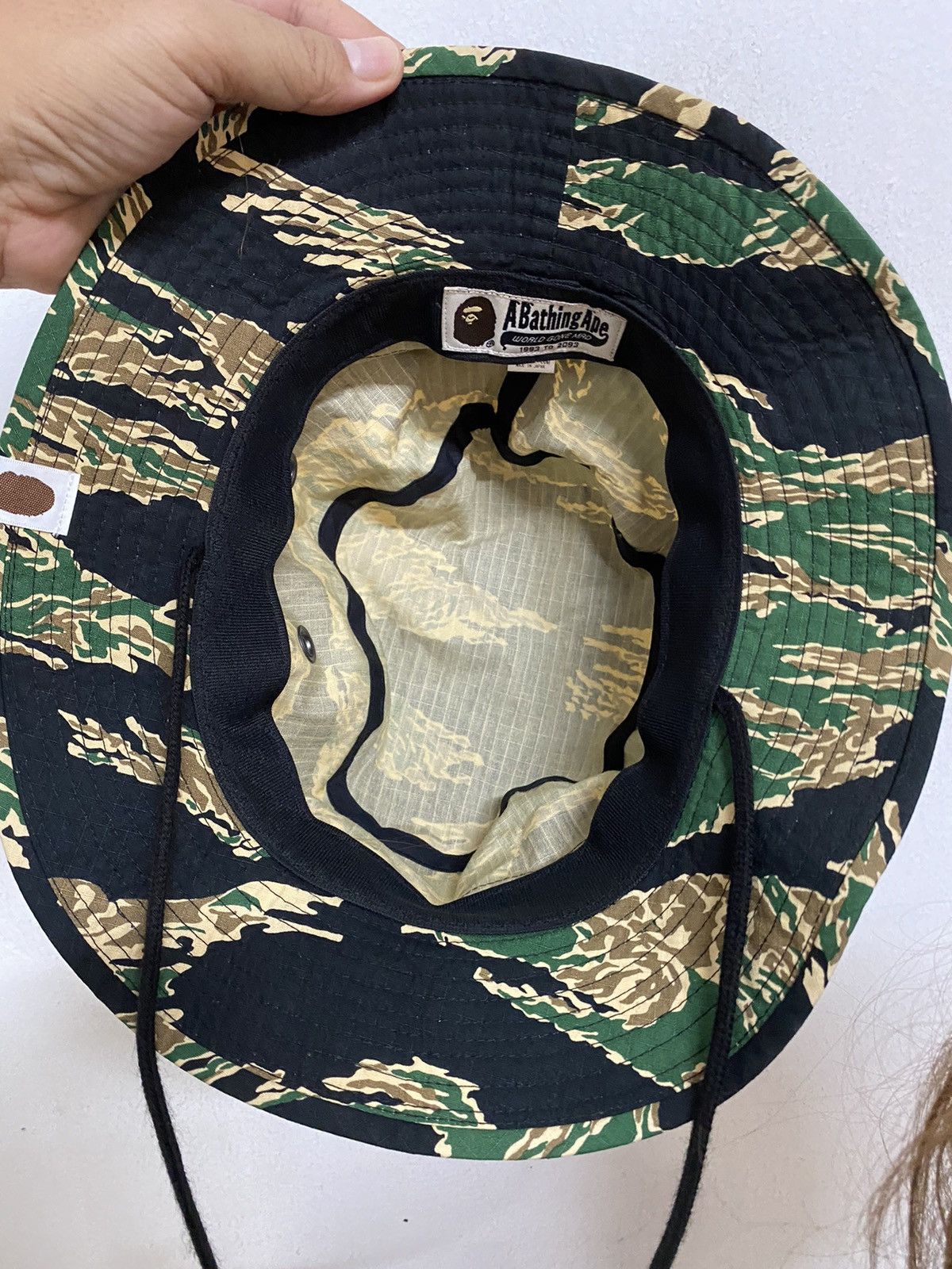 Bape × Nigo A Bathing Ape Bape Tiger Stripe Camo Bucket Hat Size ONE SIZE - 9 Thumbnail