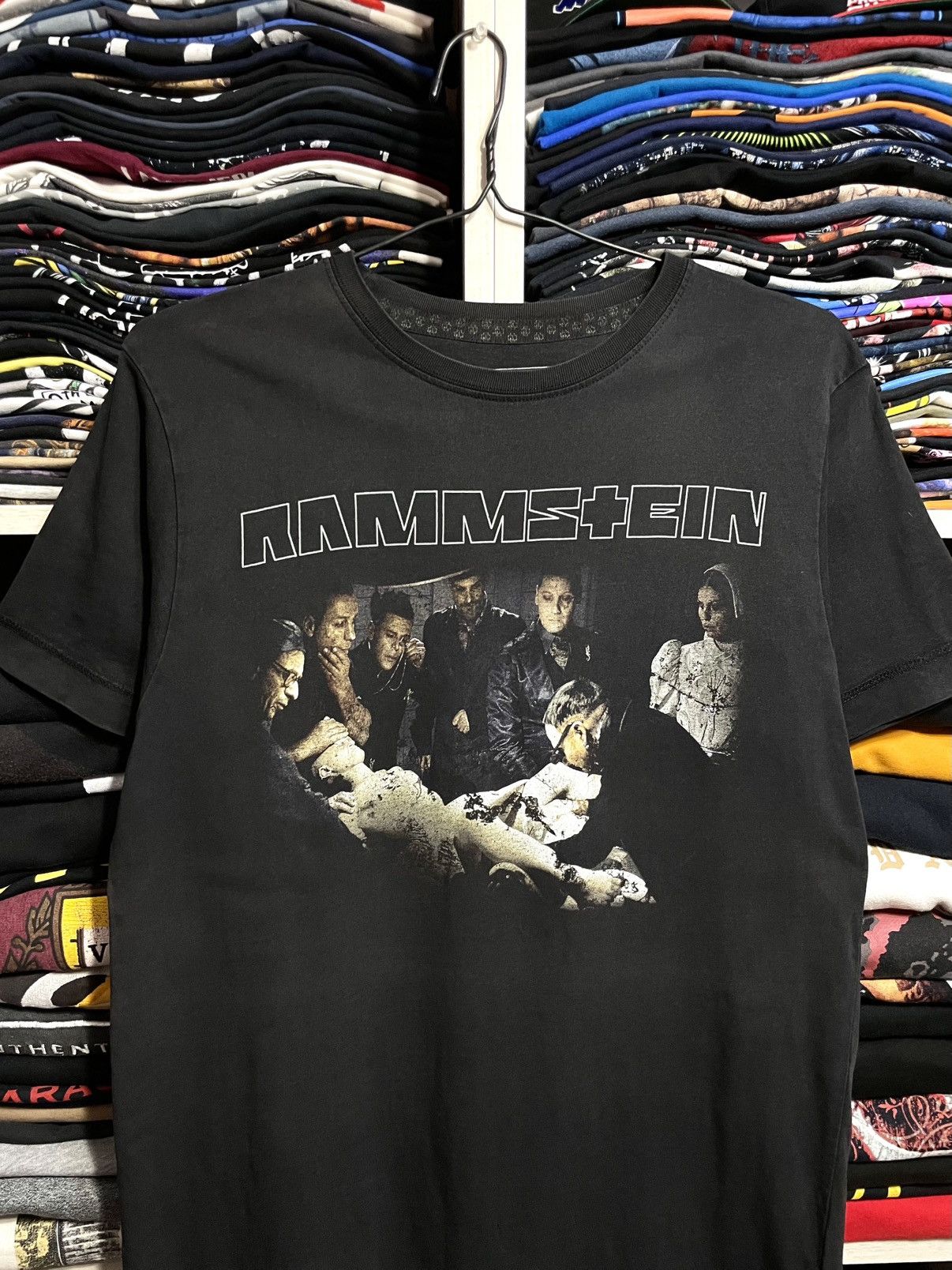 Band Tees Vintage Y2K Rammstein Metal Rock Band T-Shirt Nice Faded Size US M / EU 48-50 / 2 - 2 Thumbnail
