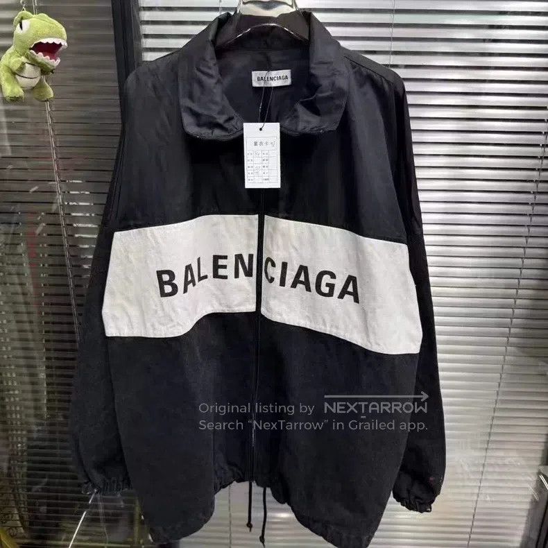 Balenciaga Balenciaga Denim patched windbreaker Size XXS / US 00 / IT 34 - 1 Thumbnail