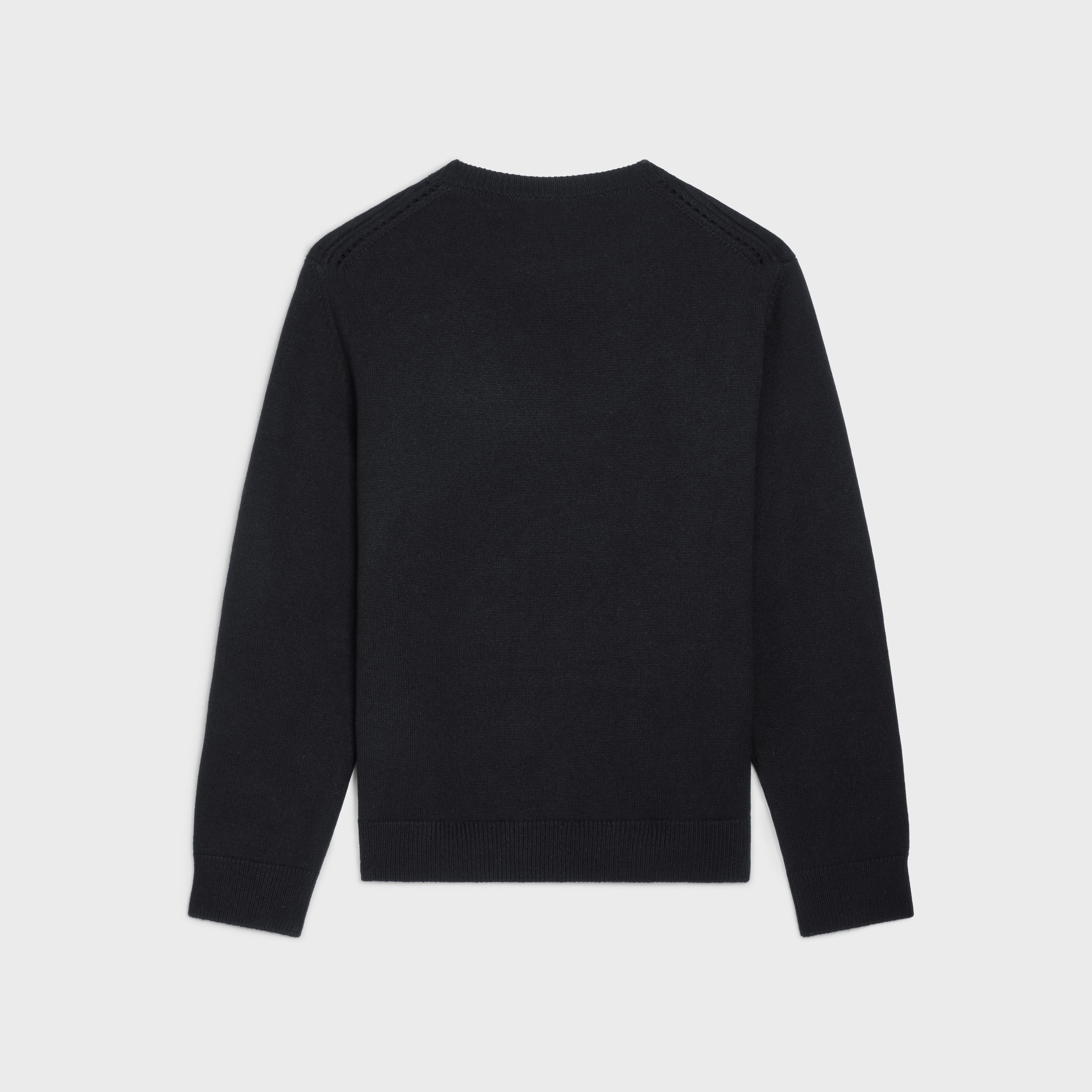 Celine o1bcso1str1124 Heritage Cashmere Crew Neck Sweater Size XS / US 0-2 / IT 36-38 - 2 Thumbnail