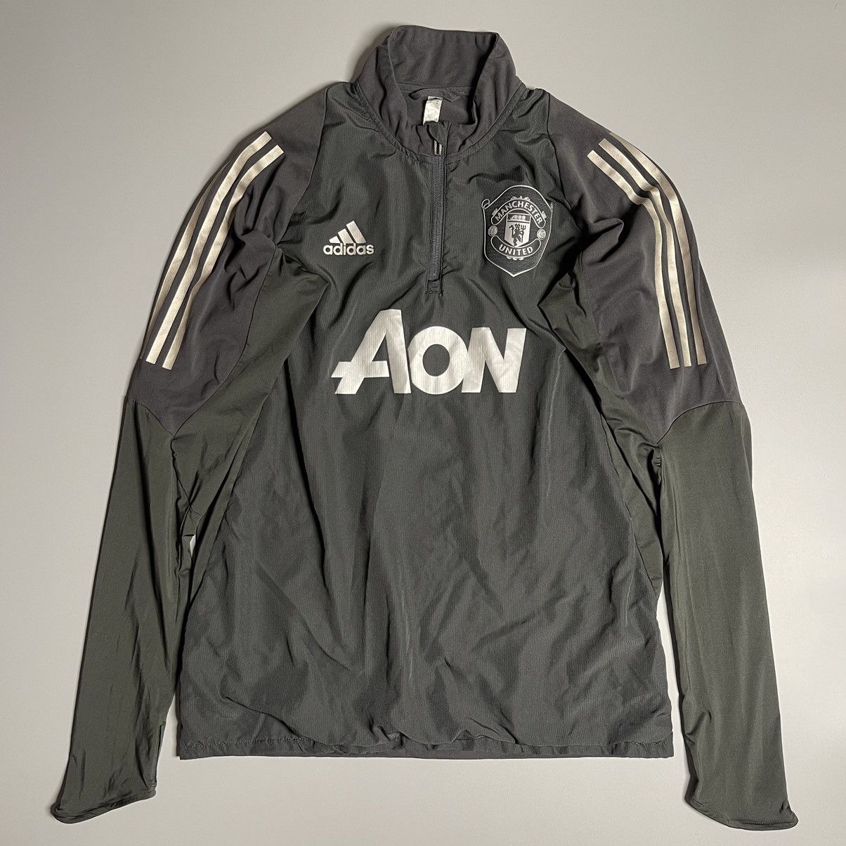 Adidas × Vintage MANCHESTER UNITED ADIDAS 2019/2020 SOCCER TRAINING TRACK TOP Size US M / EU 48-50 / 2 - 1 Thumbnail