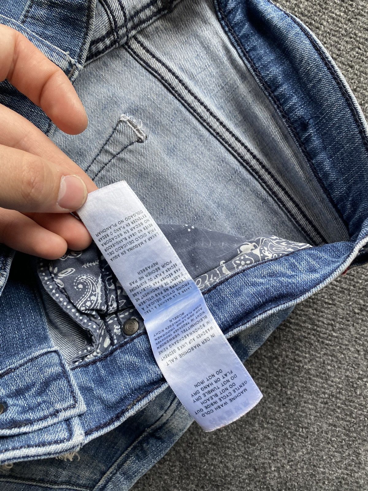 True Religion 🔥Opium Punk True Religion Rocco Relaxed Skinny distressed 30 Size US 30 / EU 46 - 18 Thumbnail
