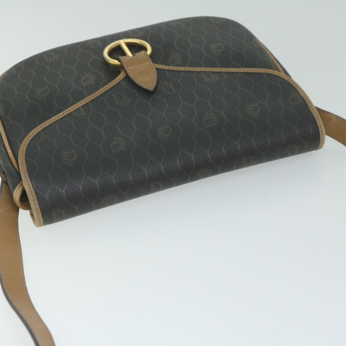 Dior DIOR Honeycomb Canvas Shoulder Bag Pvc Black Size ONE SIZE - 6 Thumbnail