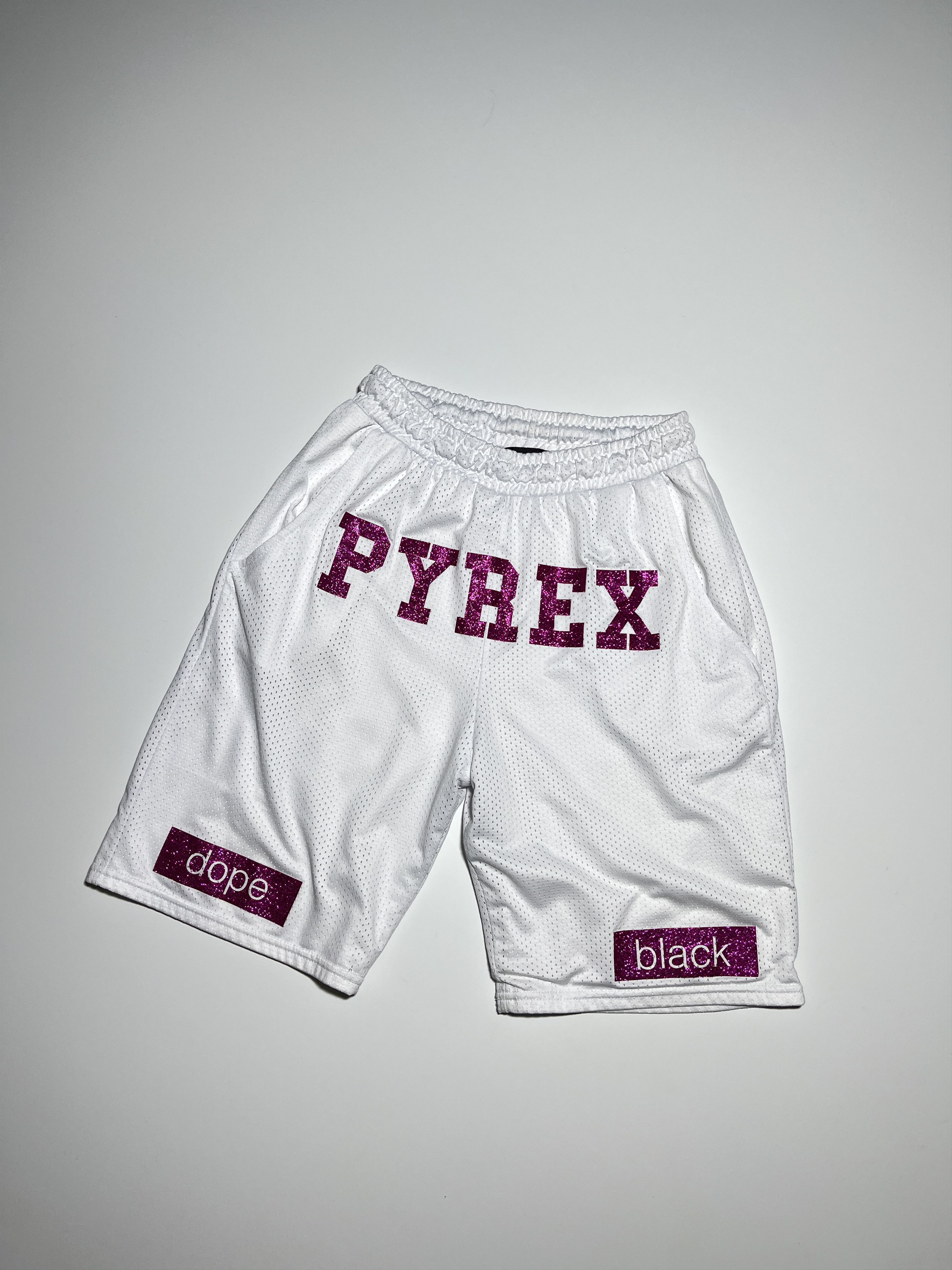 Pyrex Vision × Virgil Abloh Pyrex Vision Pink Glitter Logos White