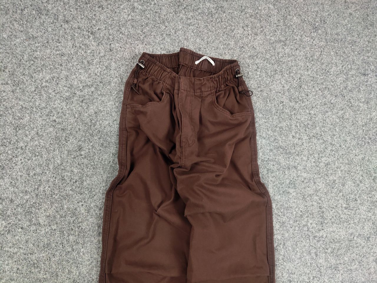 Japanese Brand Vintage Japanese Style Y2K Parachute Brown Baggy Pants Size US 30 / EU 46 - 4 Thumbnail