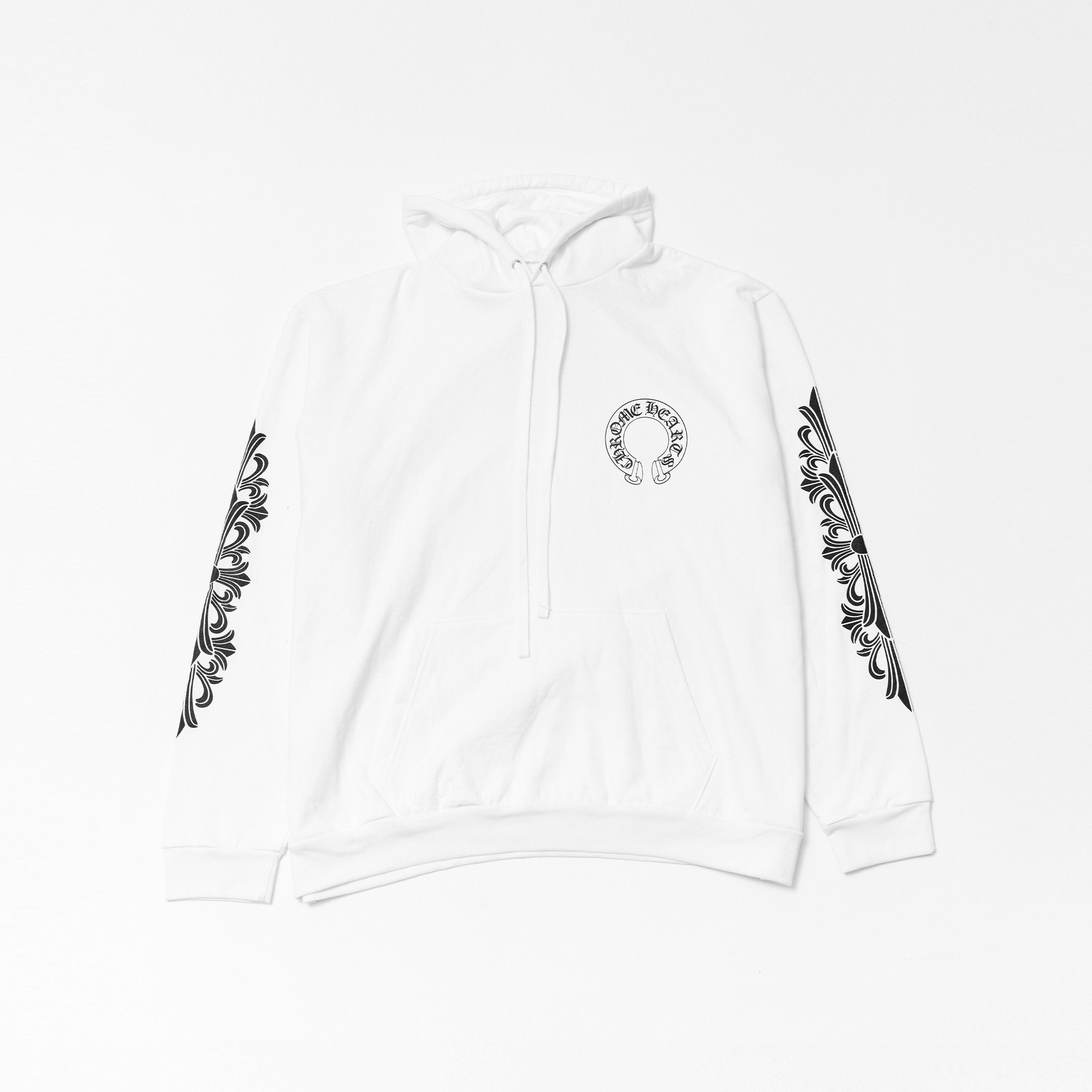 Chrome Hearts CHROME HEARTS Horsehoe Logo Hoodie Black Print Size US XXL / EU 58 / 5 - 2 Thumbnail