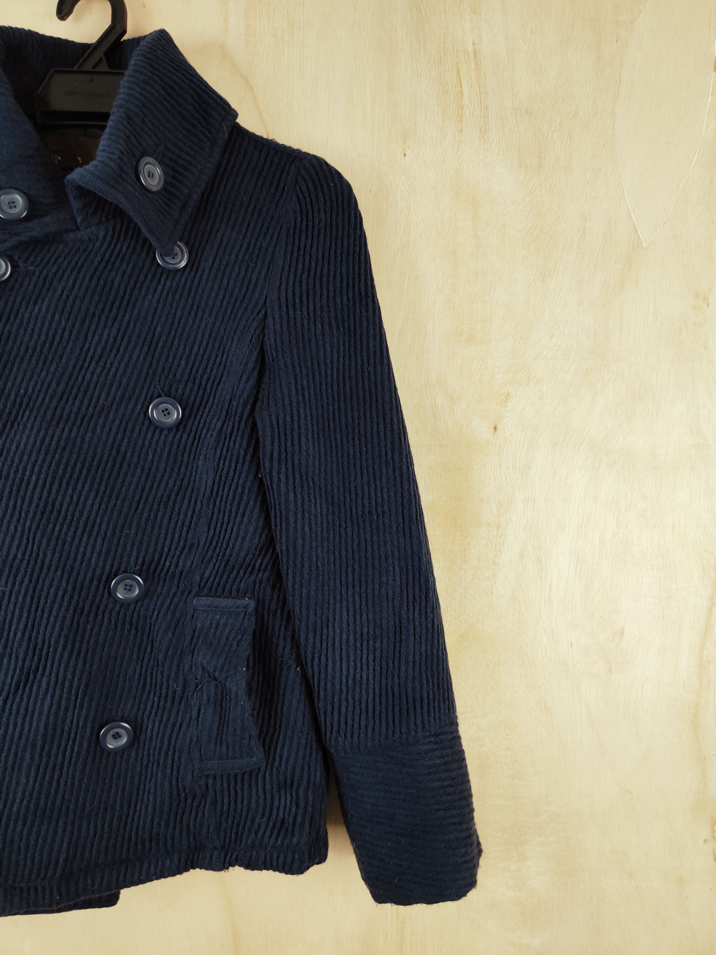 Vintage Retro DESIGN BY Qtop Dark Blue Jackets Size S / US 4 / IT 40 - 6 Thumbnail