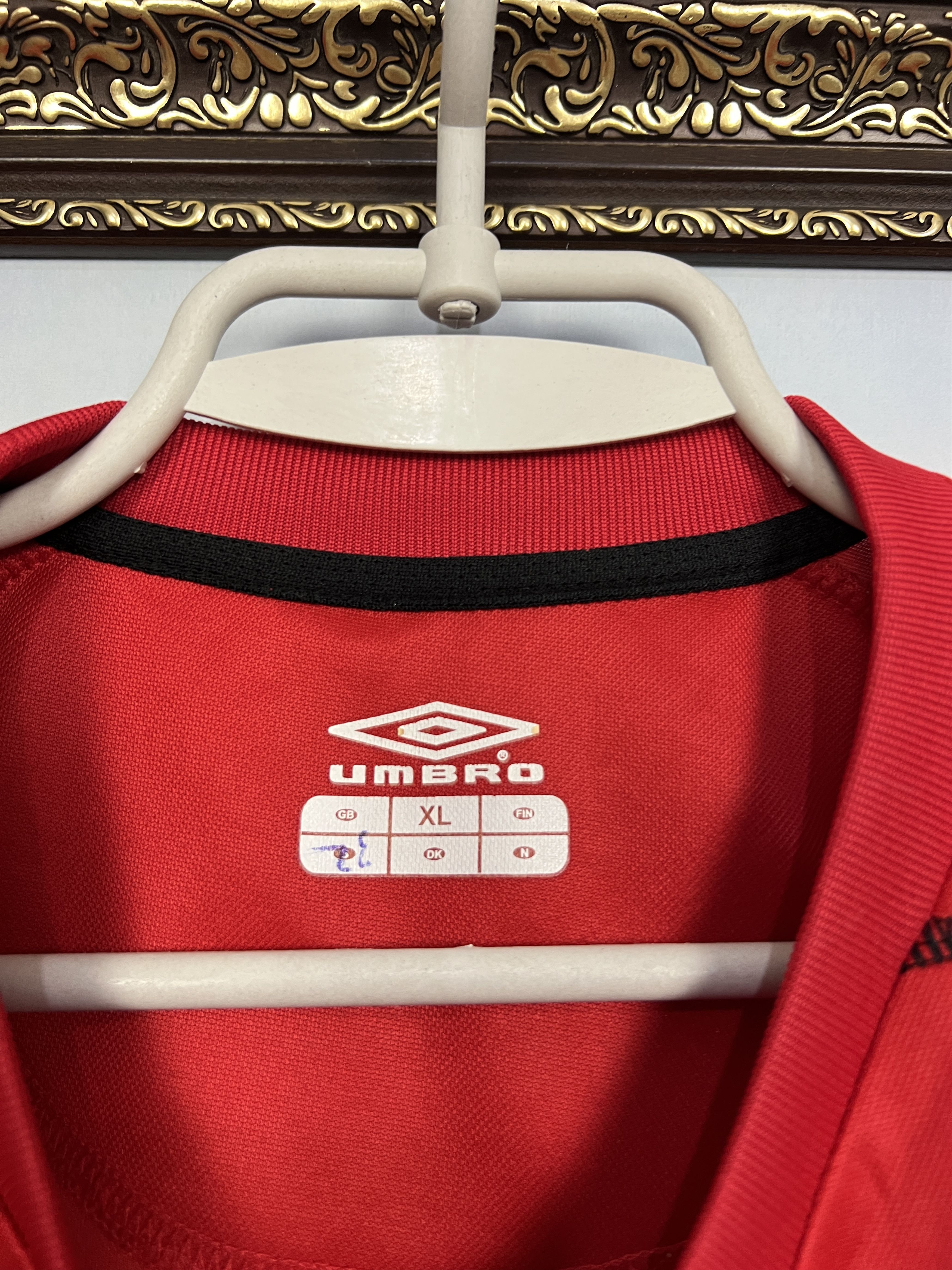 Umbro Vintage Norway Football Shirt Template Soccer Jersey Trikot Size US XL / EU 56 / 4 - 6 Thumbnail